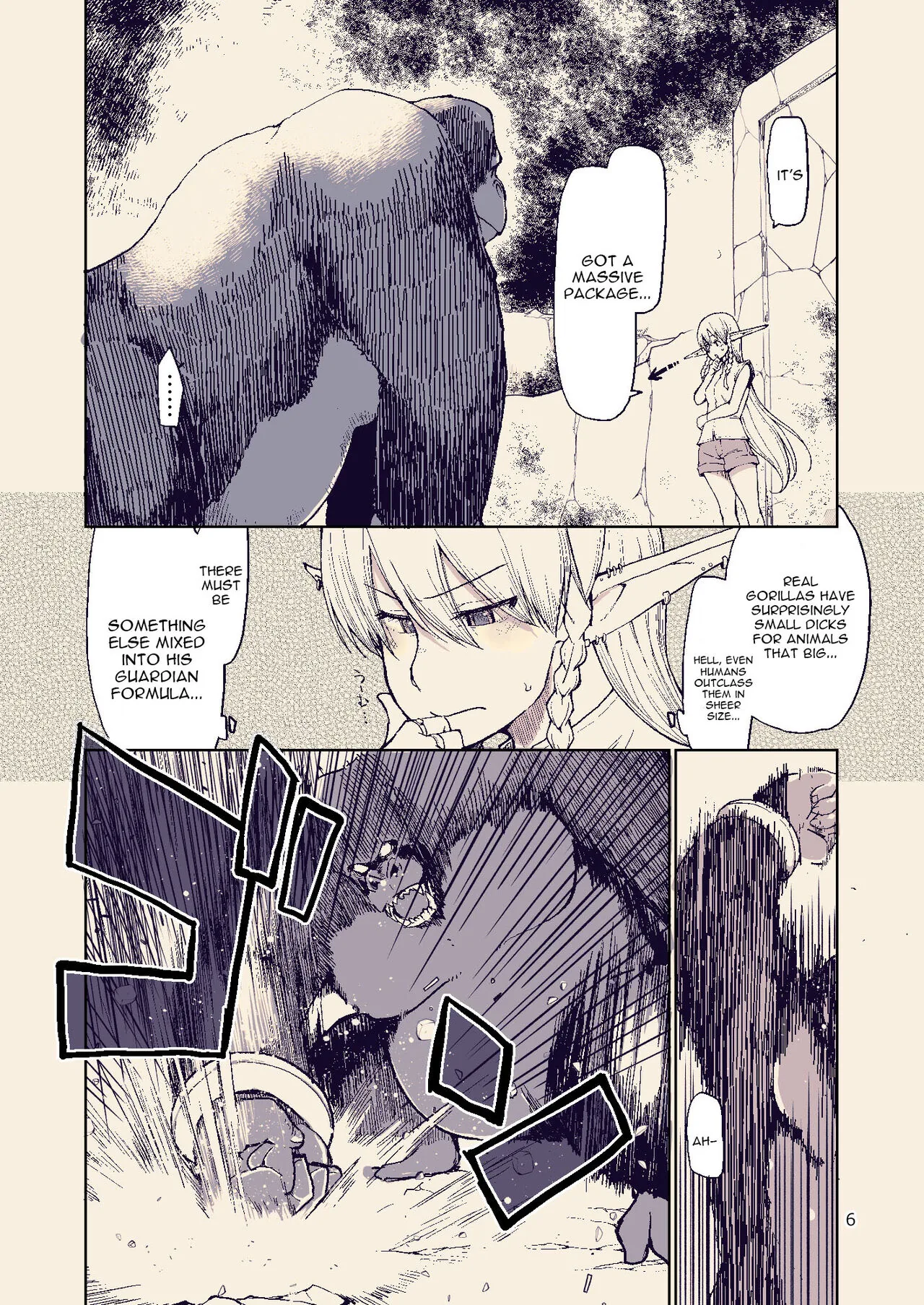 Dosukebe Elf no Ishukan Nikki Chapter 8 page 6 - 