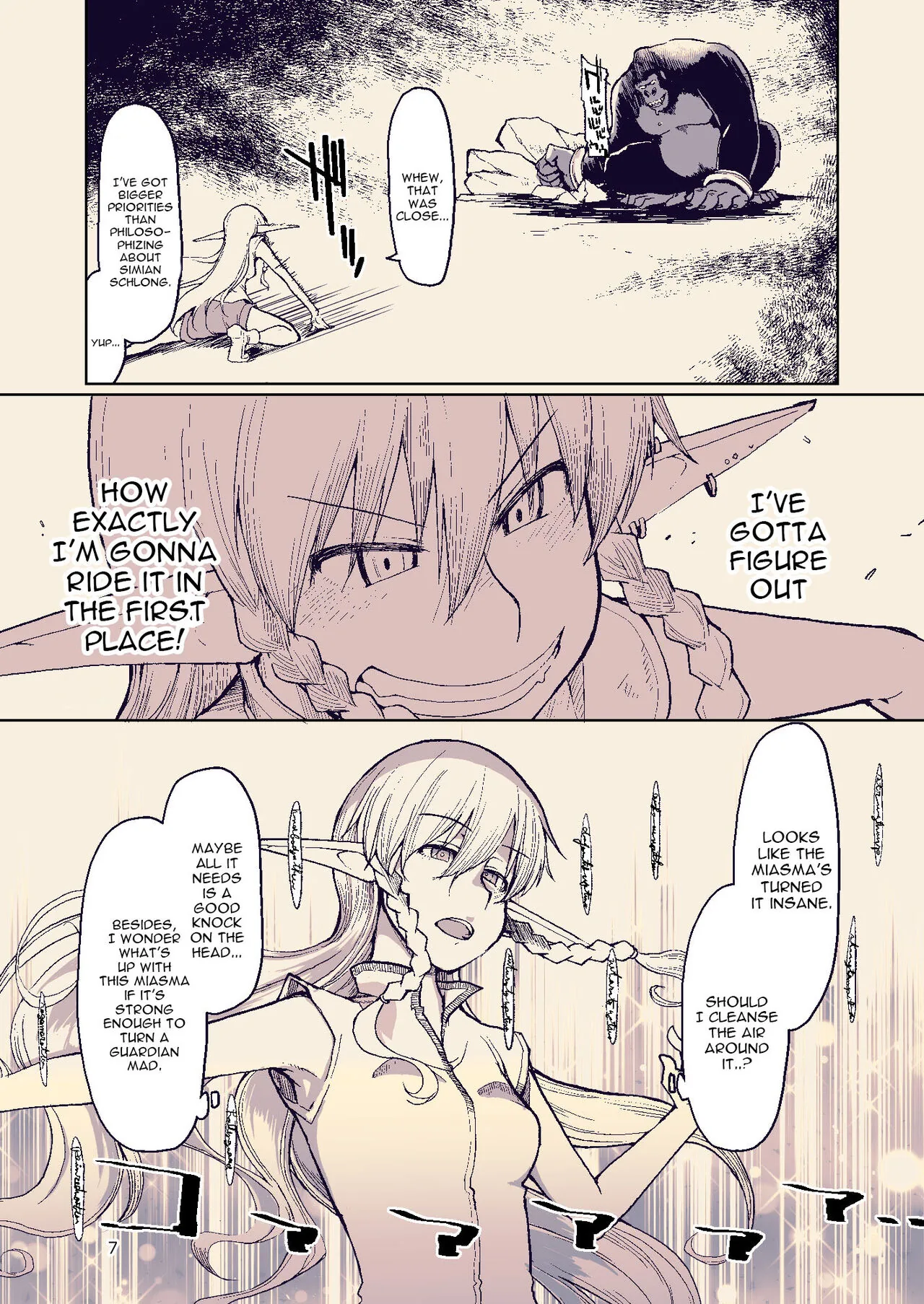 Dosukebe Elf no Ishukan Nikki Chapter 8 page 7 - 