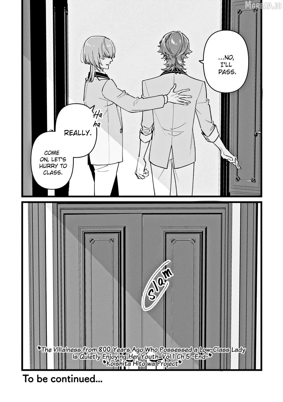 Doteihen Reijou ni Hyoui Shita 800-nen Mae no Akujo wa Hissori Seishun o Tanoshinde Iru Chapter 6 page 31 - 