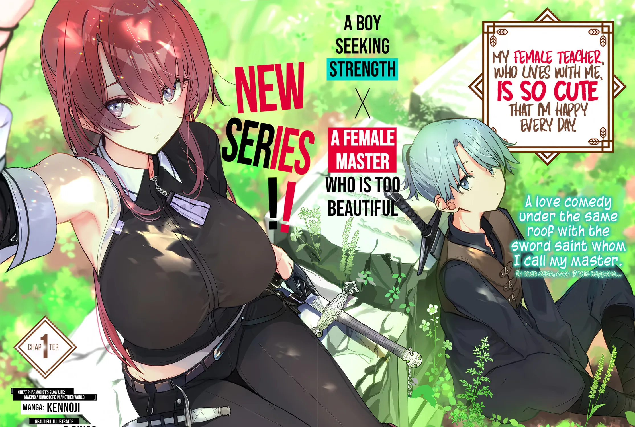 Doukyo Shiteiru Kensei no Onna Shishou ga Kawaisugite Mainichi Shiawase desu Chapter 1 page 5 - 