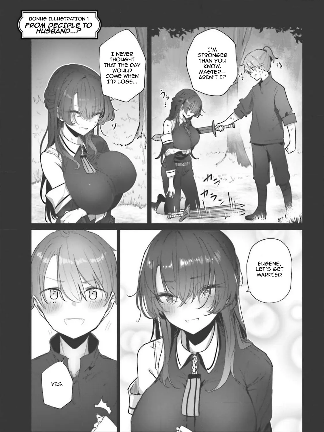 Doukyo Shiteiru Kensei no Onna Shishou ga Kawaisugite Mainichi Shiawase desu Chapter 5.5 page 1 - 