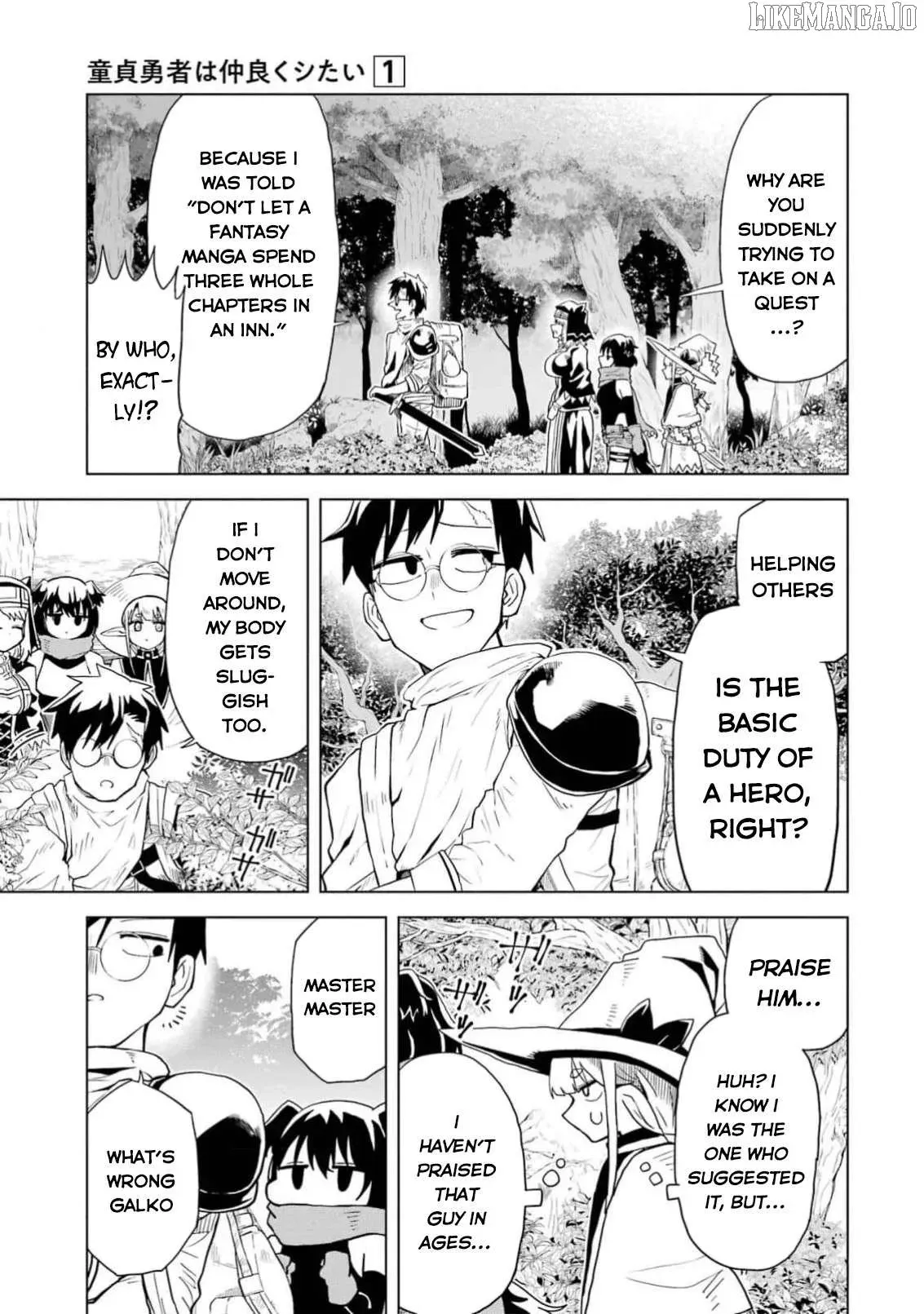 Doutei Yusha Wants to Get Along and Have Sex. Chapter 3 page 8 - 