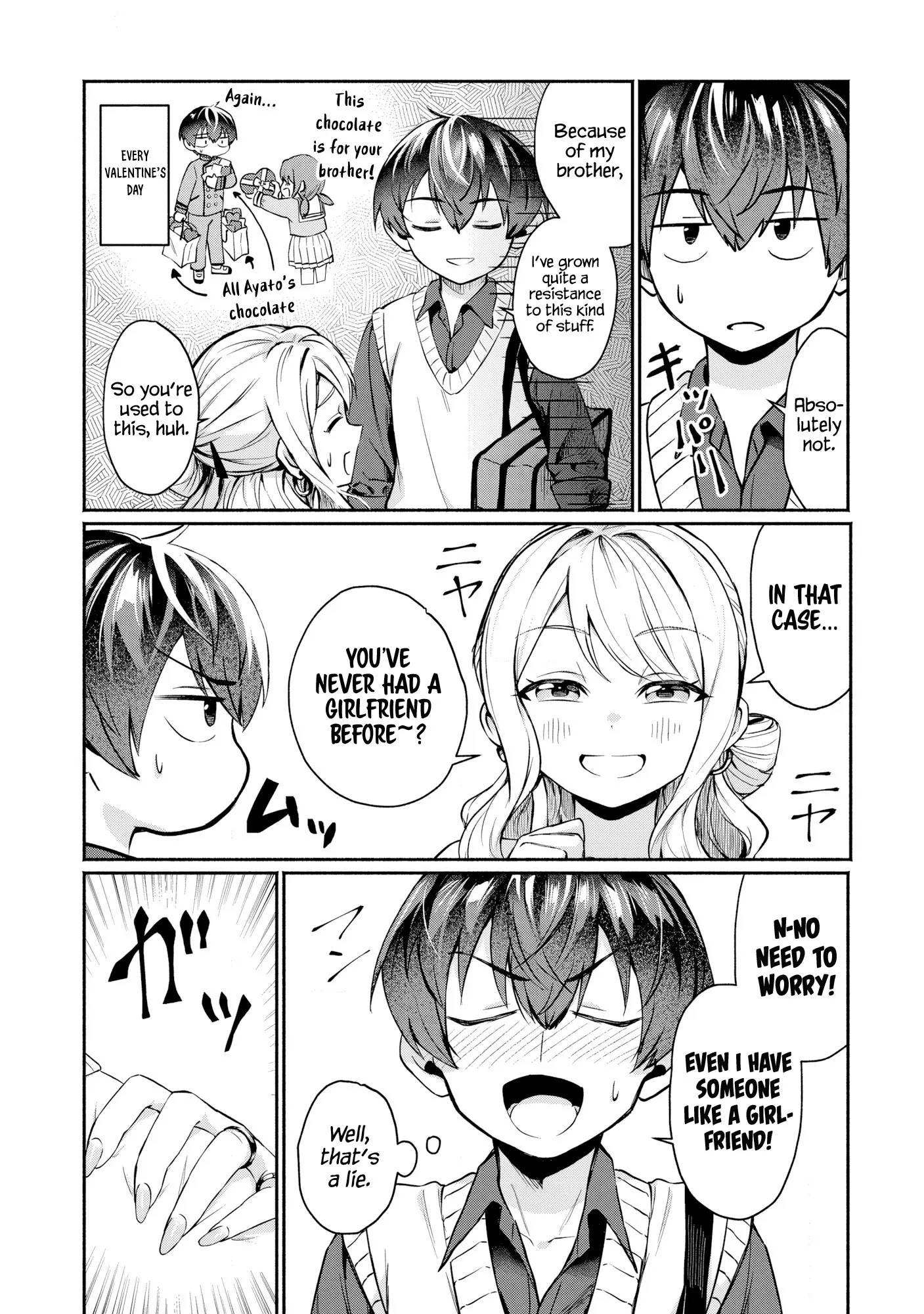 Douyara Ore Wa Imadoki Gal Na Toshiue Osananajimi Kara Gekiomo Kanjou Wo Mukerareteiru Rashii Chapter 1 page 25 - 