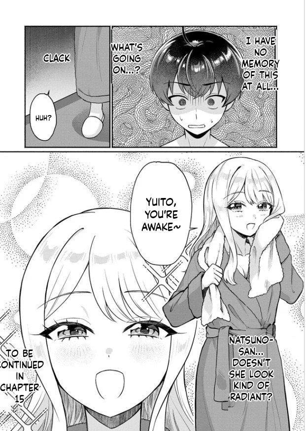 Douyara Ore wa Imadoki Gal na Toshiue Osananajimi kara Gekiomo Kanjou wo Mukerareteirurashii Chapter 14 page 13 - 