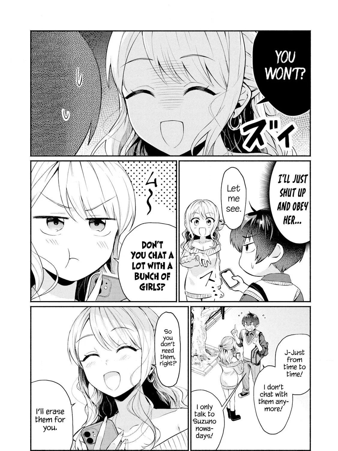 Douyara Ore wa Imadoki Gal na Toshiue Osananajimi kara Gekiomo Kanjou wo Mukerareteirurashii Chapter 2 page 7 - 