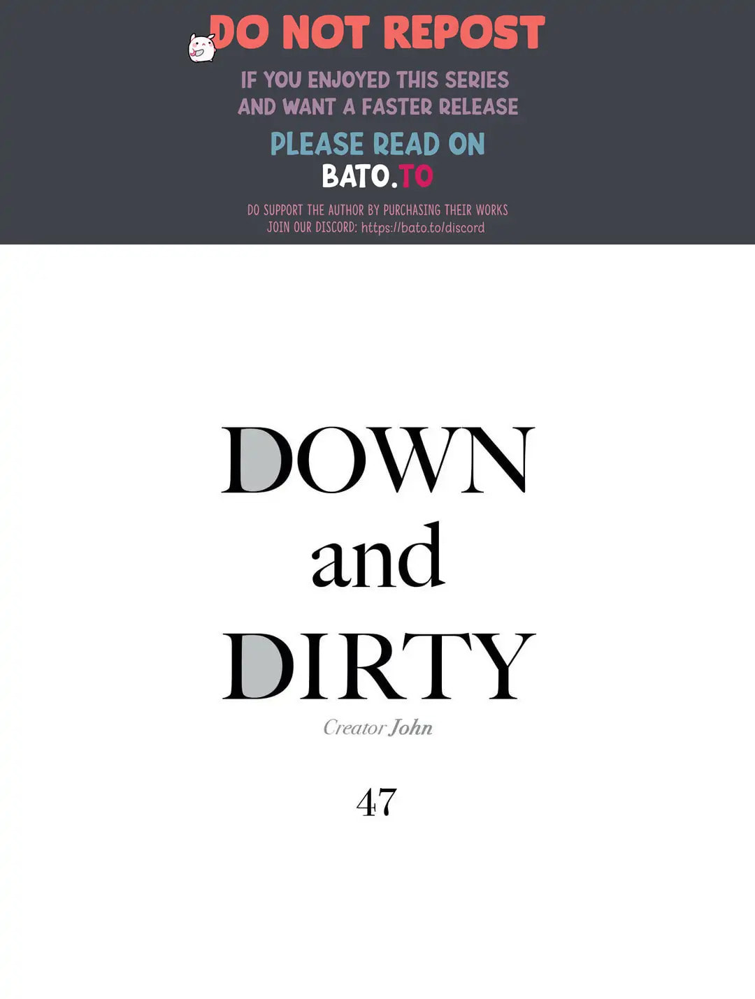 Down and Dirty Chapter 47 page 1 - 