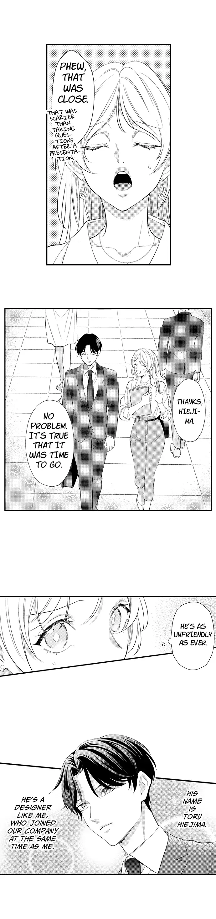 Dozing in Desire: A Sweet, Passionate Night with My Cool Colleague Chapter 1 page 8 - 