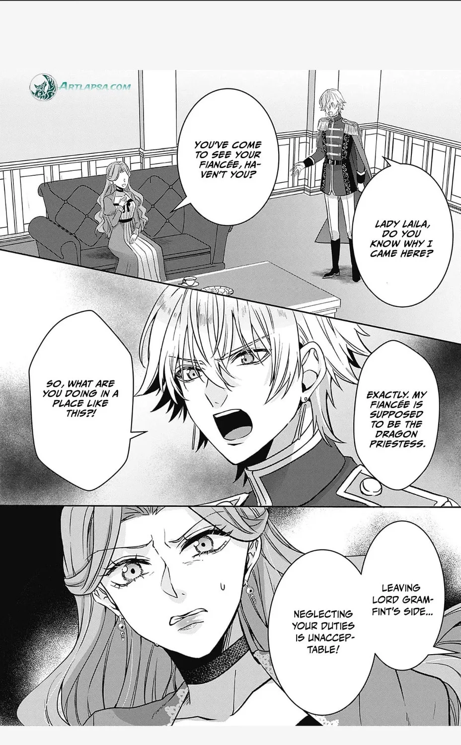 Dragon priestess in the birdcage Chapter 4 page 14 - 