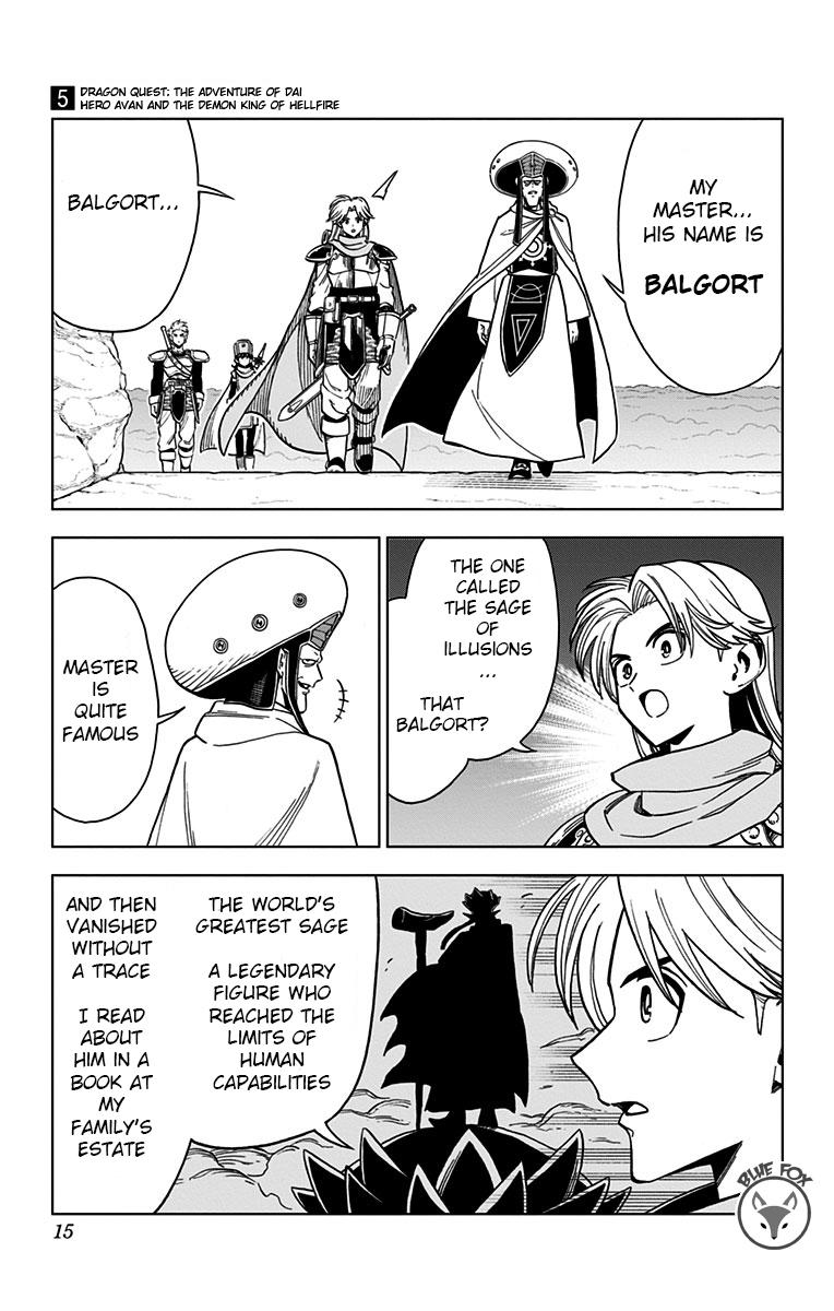 Dragon Quest - The Adventure of Dai - Avan the Brave and the Demon King of Hellfire Chapter 17 page 14 - 