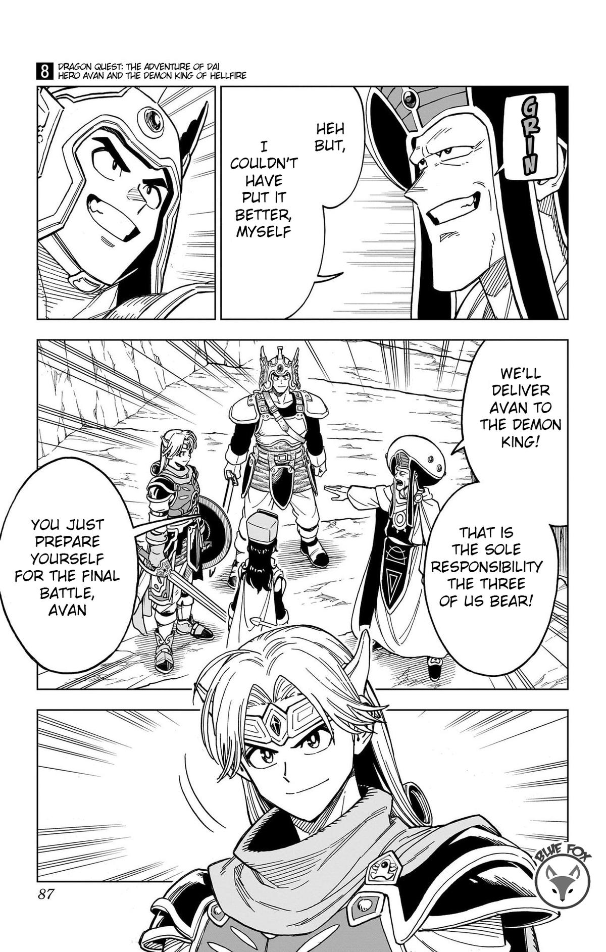 Dragon Quest - The Adventure of Dai - Avan the Brave and the Demon King of Hellfire Chapter 30 page 34 - 