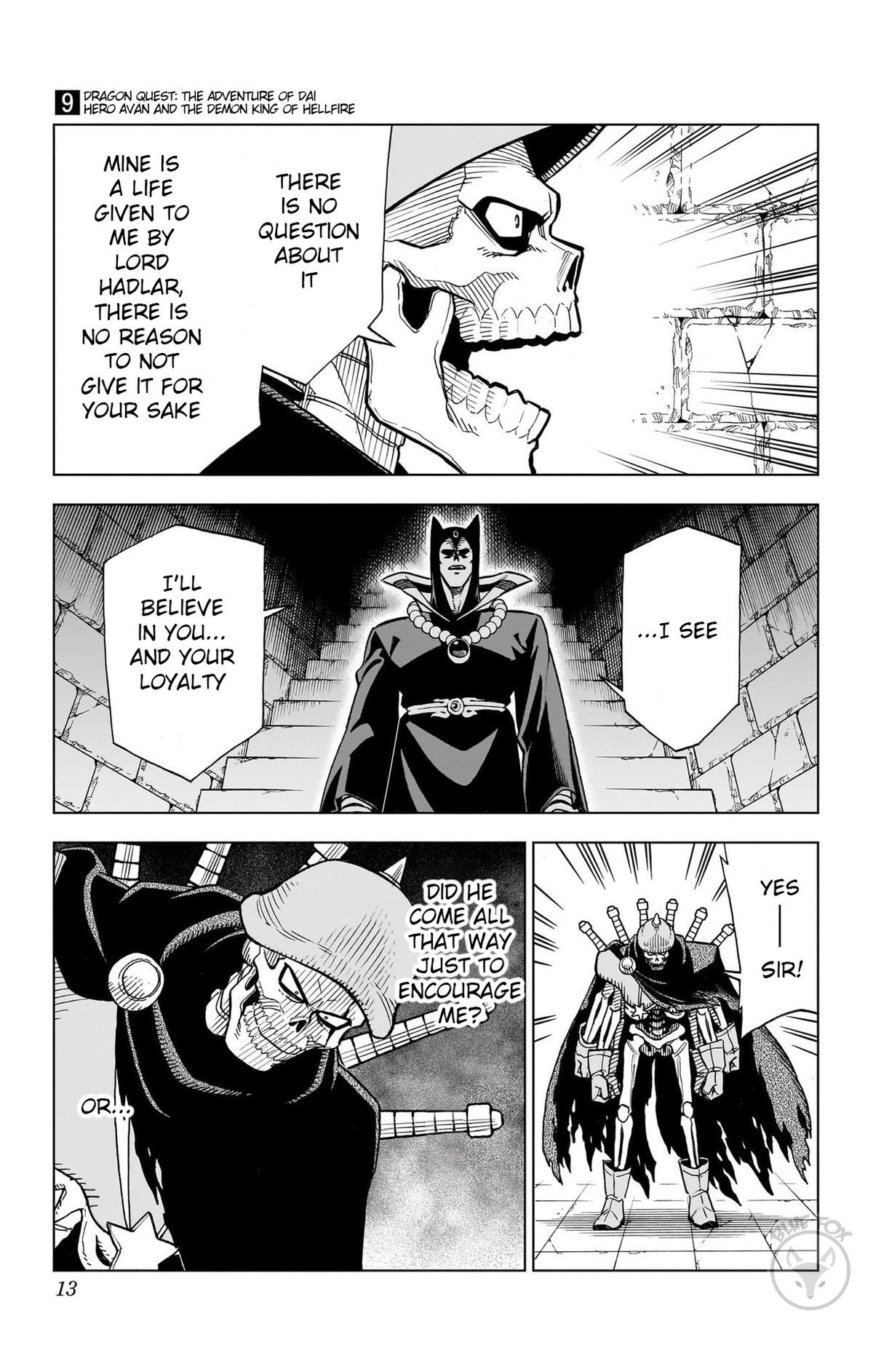 Dragon Quest - The Adventure of Dai - Avan the Brave and the Demon King of Hellfire Chapter 33 page 12 - 
