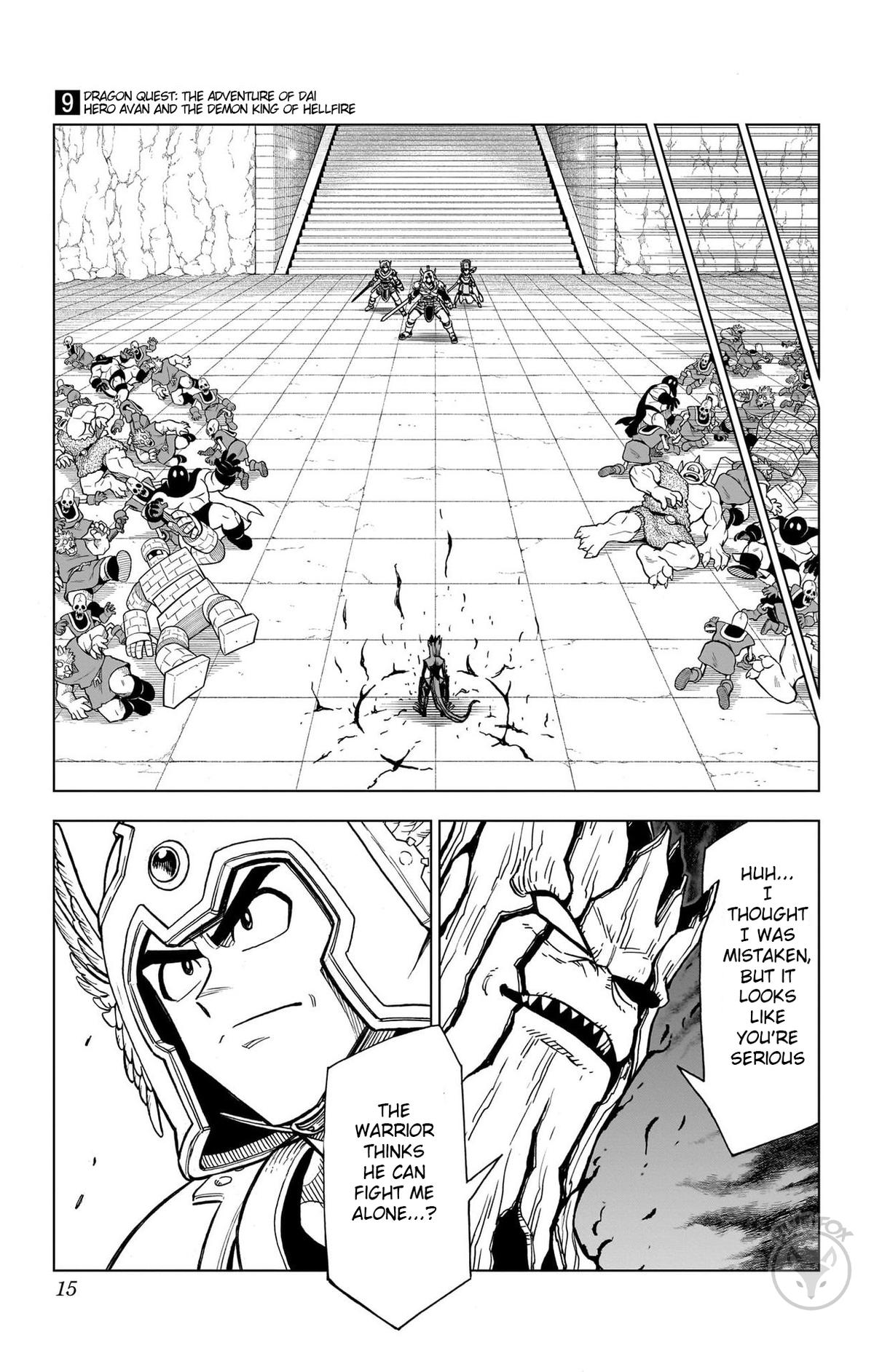 Dragon Quest - The Adventure of Dai - Avan the Brave and the Demon King of Hellfire Chapter 33 page 14 - 