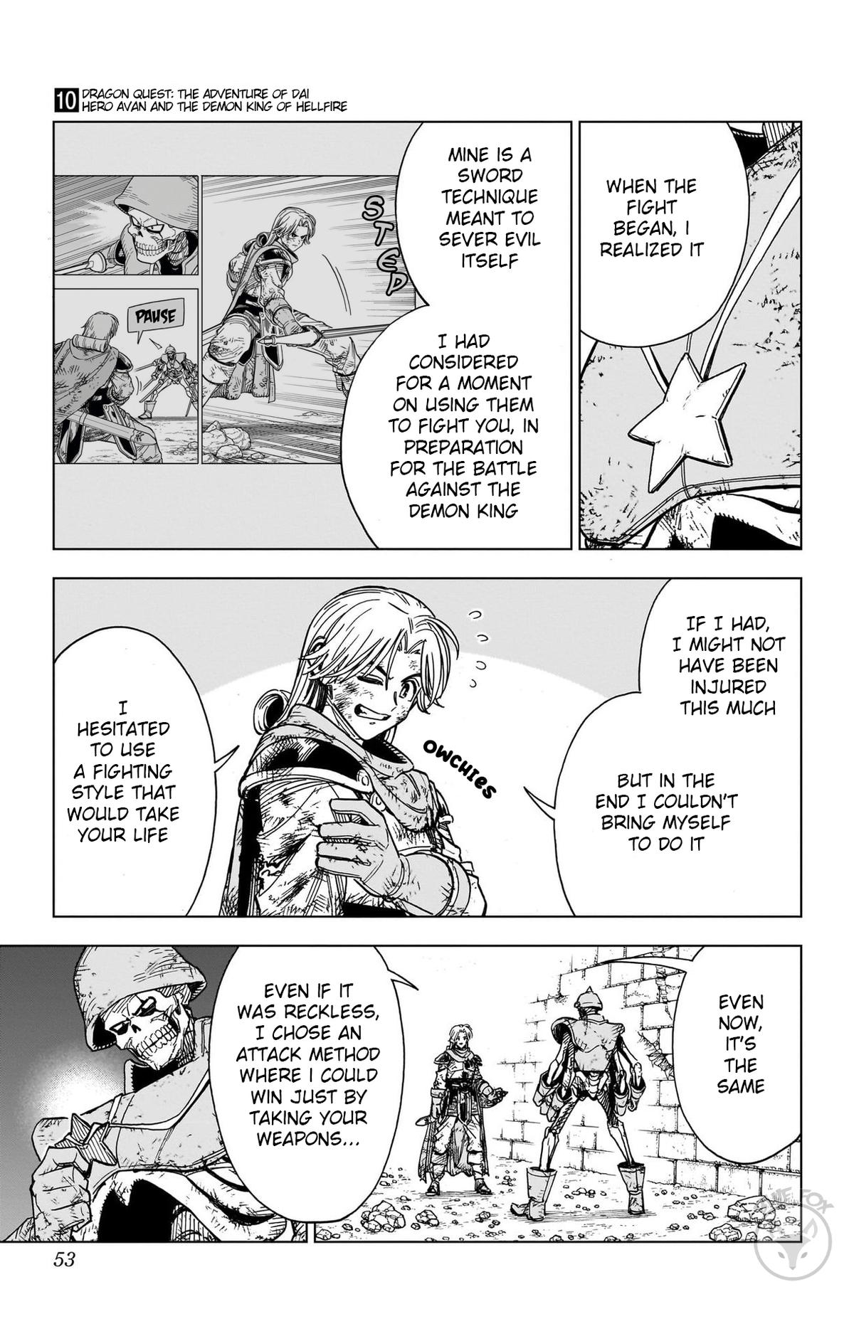 Dragon Quest - The Adventure of Dai - Avan the Brave and the Demon King of Hellfire Chapter 37 page 51 - 