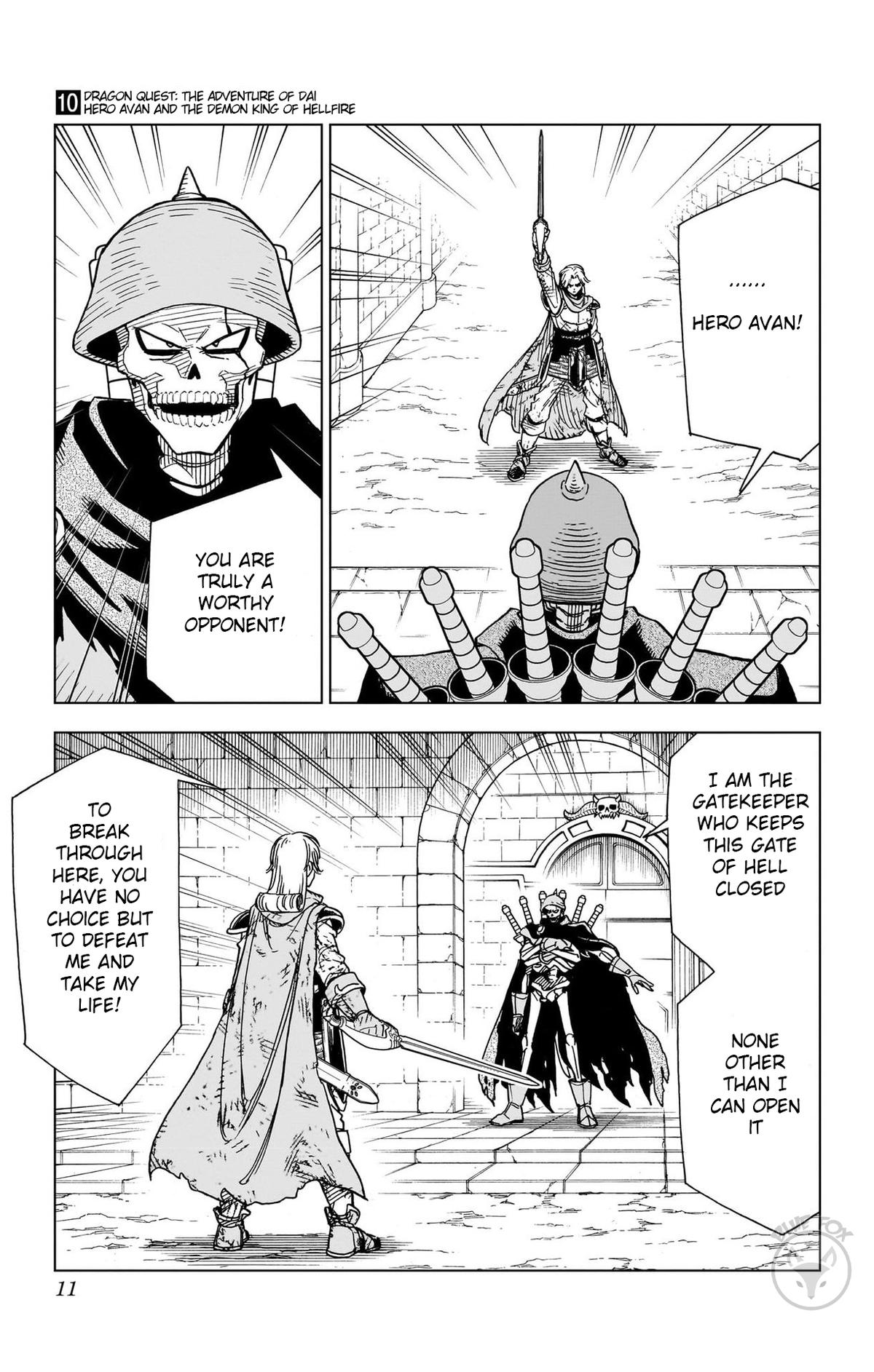 Dragon Quest - The Adventure of Dai - Avan the Brave and the Demon King of Hellfire Chapter 37 page 10 - 