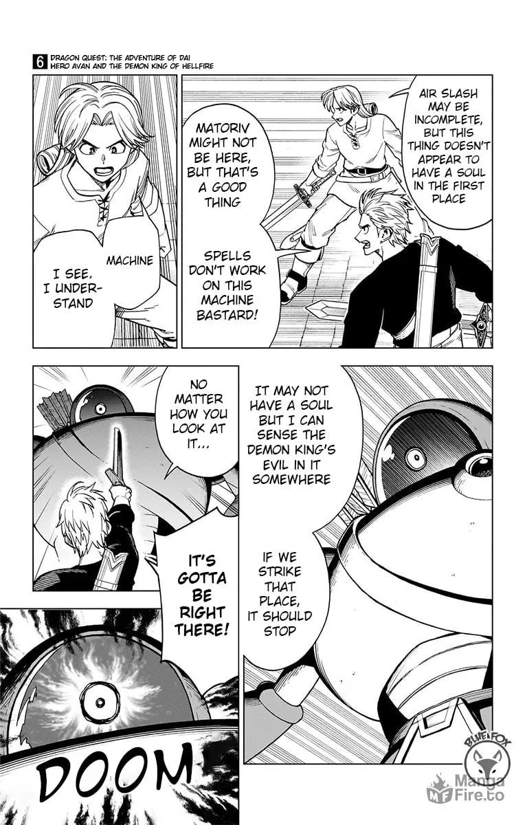 Dragon Quest: The Great Adventure of Dai - Avan the Brave and the Demon King of Hellfire Chapter 22 page 10 - 