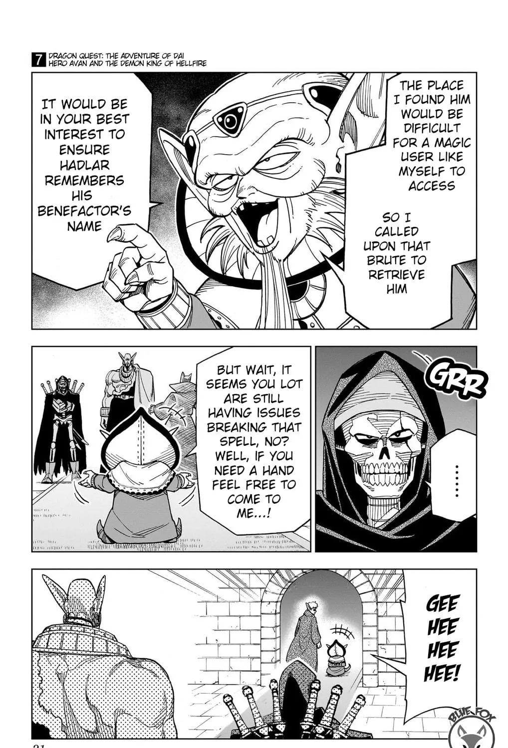 Dragon Quest: The Great Adventure of Dai - Avan the Brave and the Demon King of Hellfire Chapter 25 page 38 - 