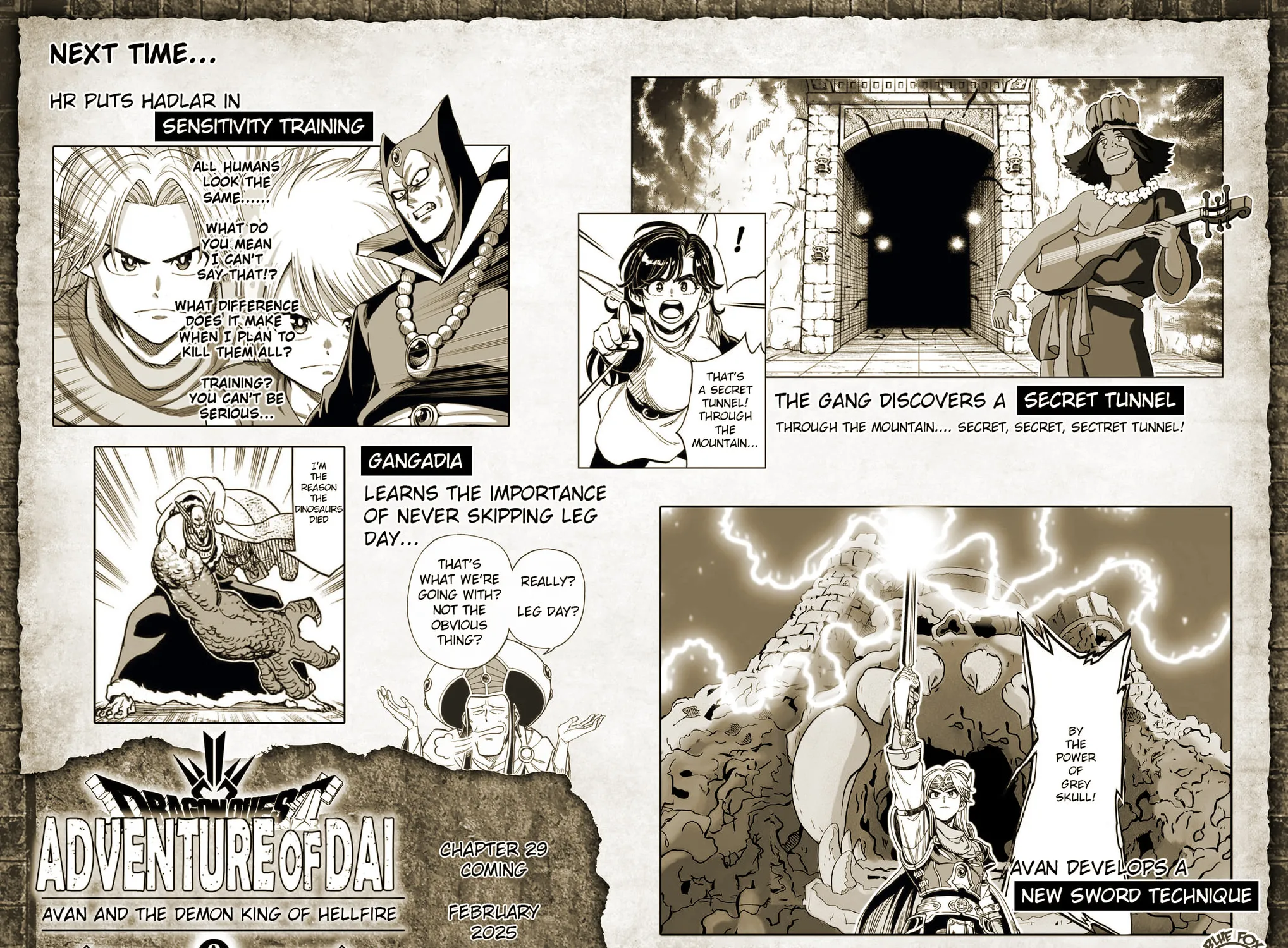 Dragon Quest: The Great Adventure of Dai - Avan the Brave and the Demon King of Hellfire Chapter 28 page 95 - 