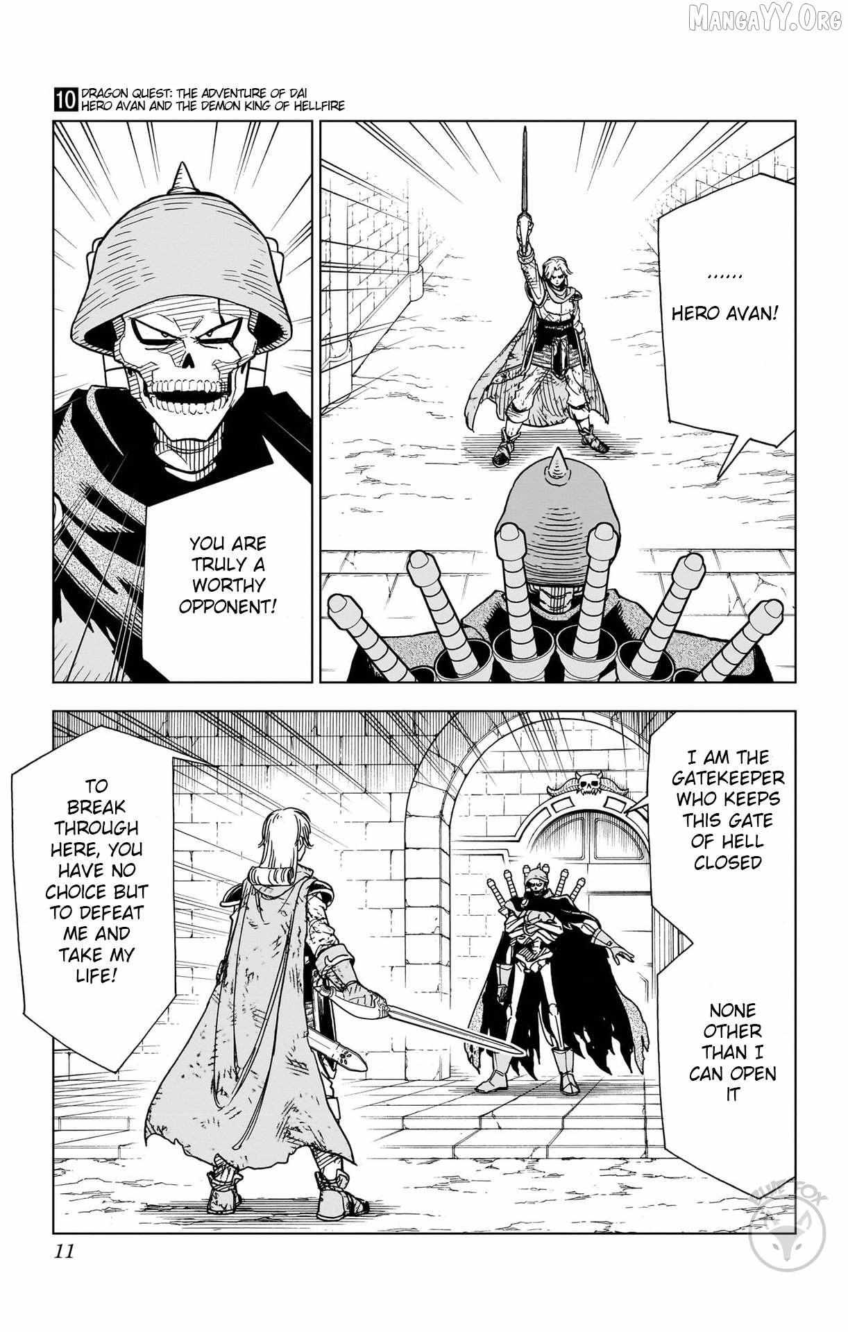 Dragon Quest: The Great Adventure of Dai - Avan the Brave and the Demon King of Hellfire Chapter 37 page 11 - 