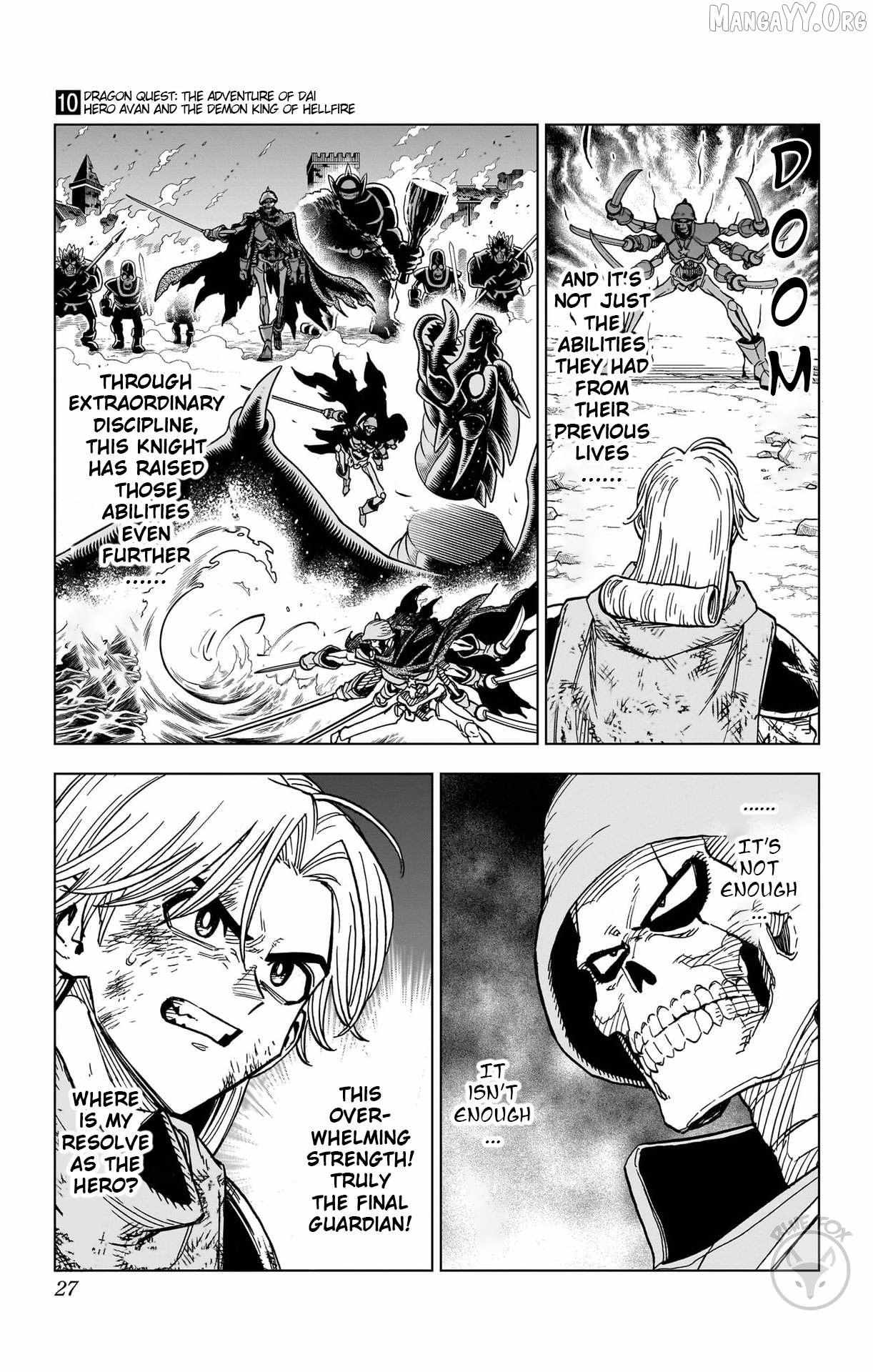 Dragon Quest: The Great Adventure of Dai - Avan the Brave and the Demon King of Hellfire Chapter 37 page 27 - 