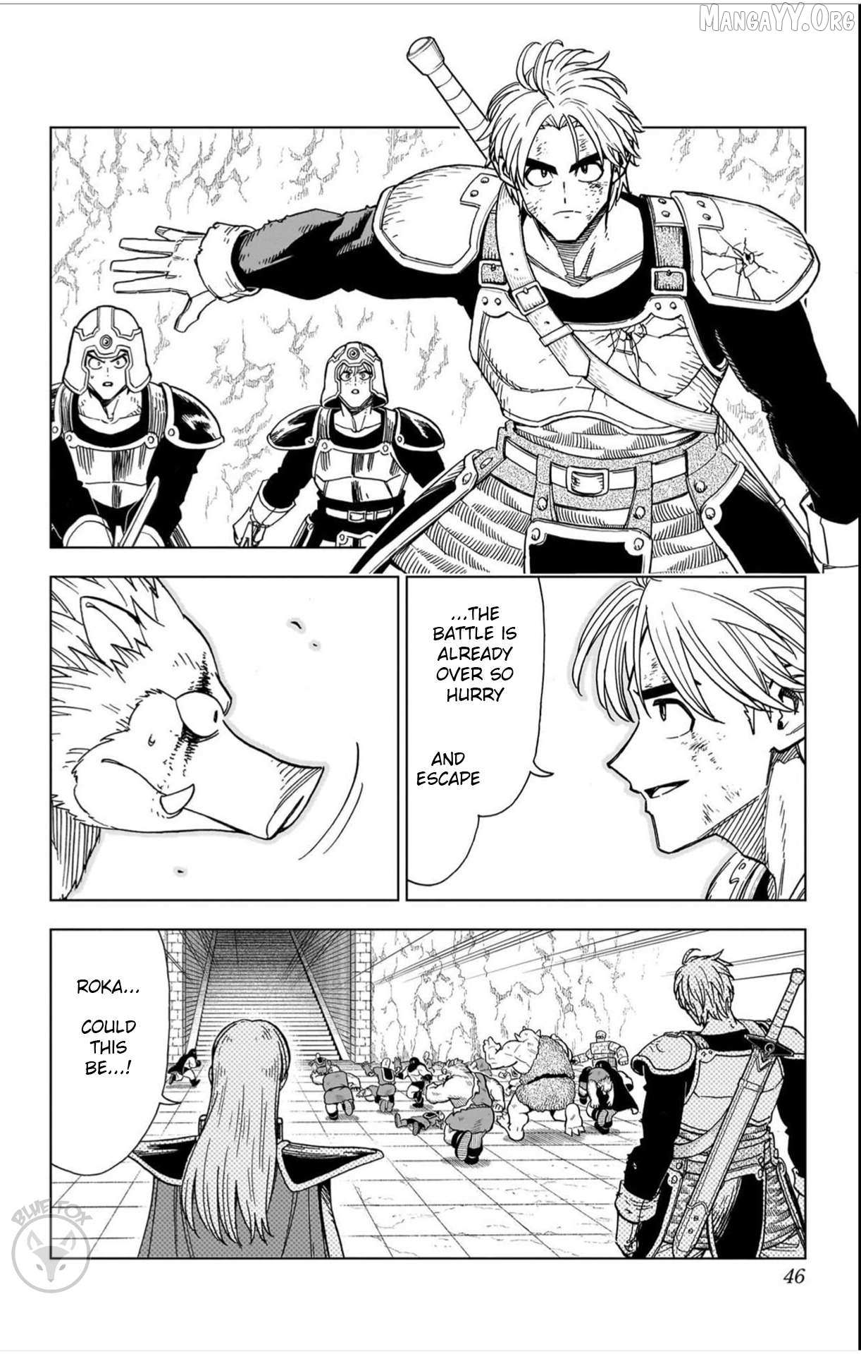 Dragon Quest: The Great Adventure of Dai - Avan the Brave and the Demon King of Hellfire Chapter 41 page 44 - 
