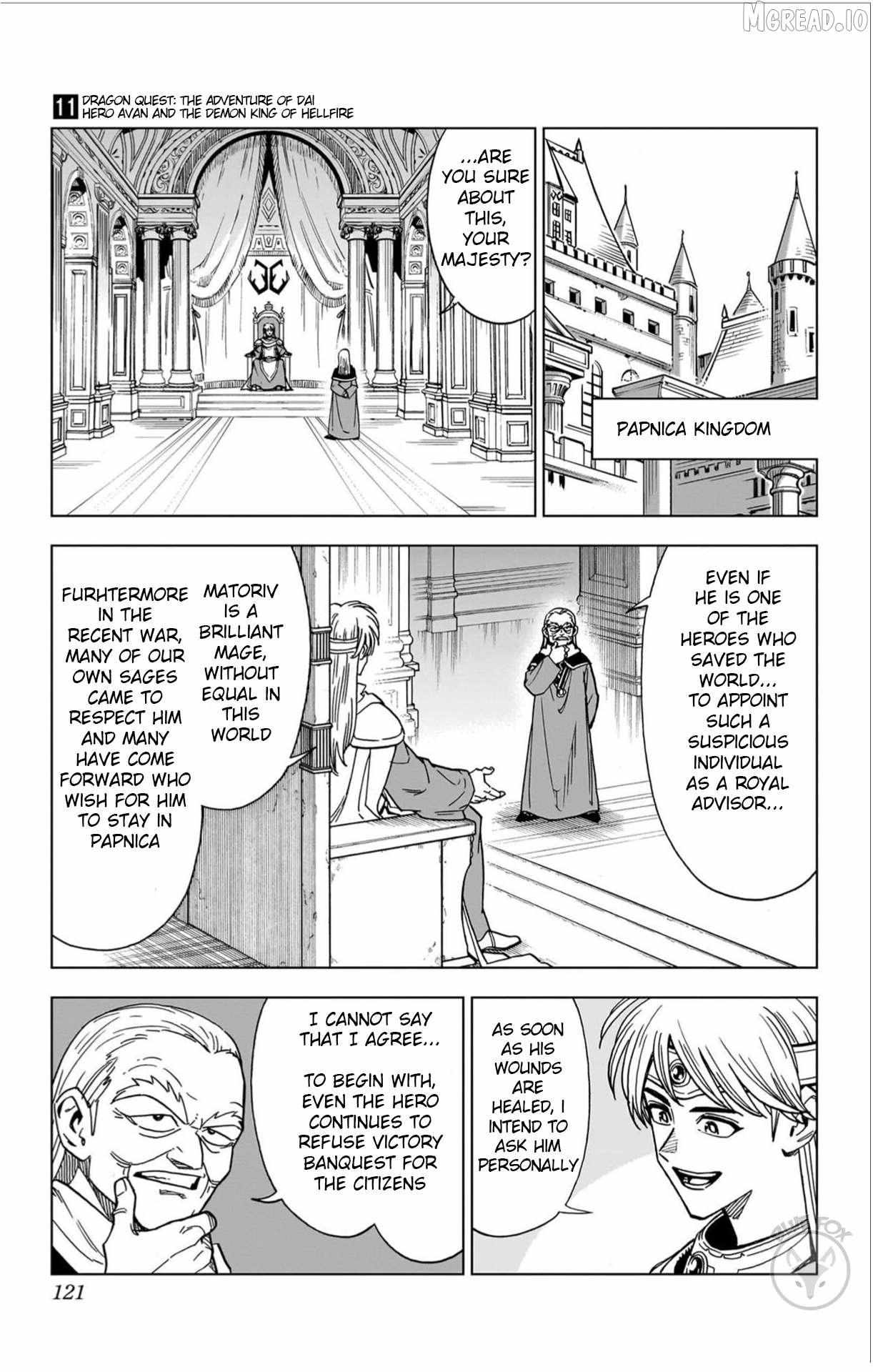 Dragon Quest: The Great Adventure of Dai - Avan the Brave and the Demon King of Hellfire Chapter 43 page 19 - 