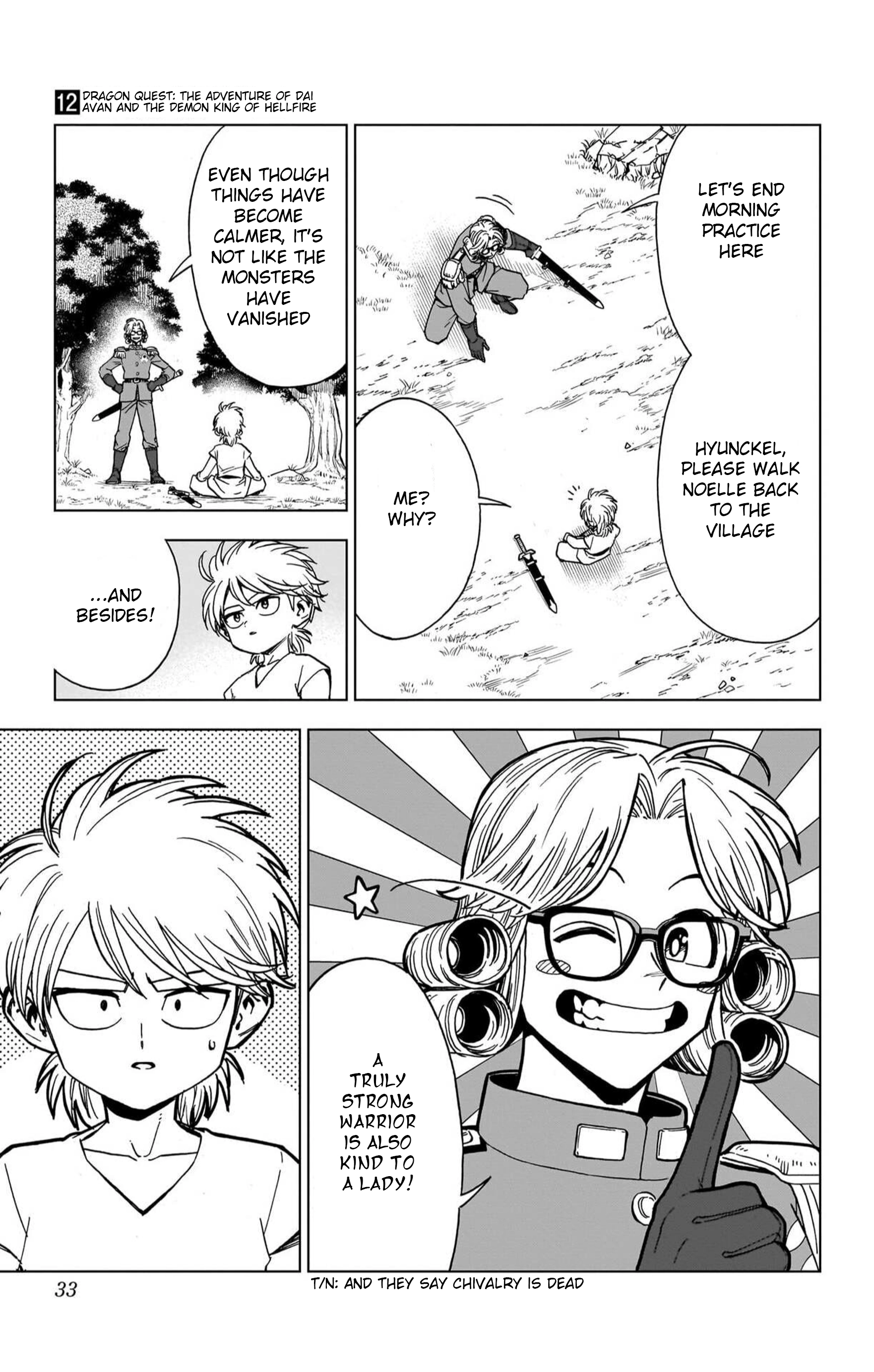 Dragon Quest: The Great Adventure of Dai - Avan the Brave and the Demon King of Hellfire Chapter 45 page 32 - 