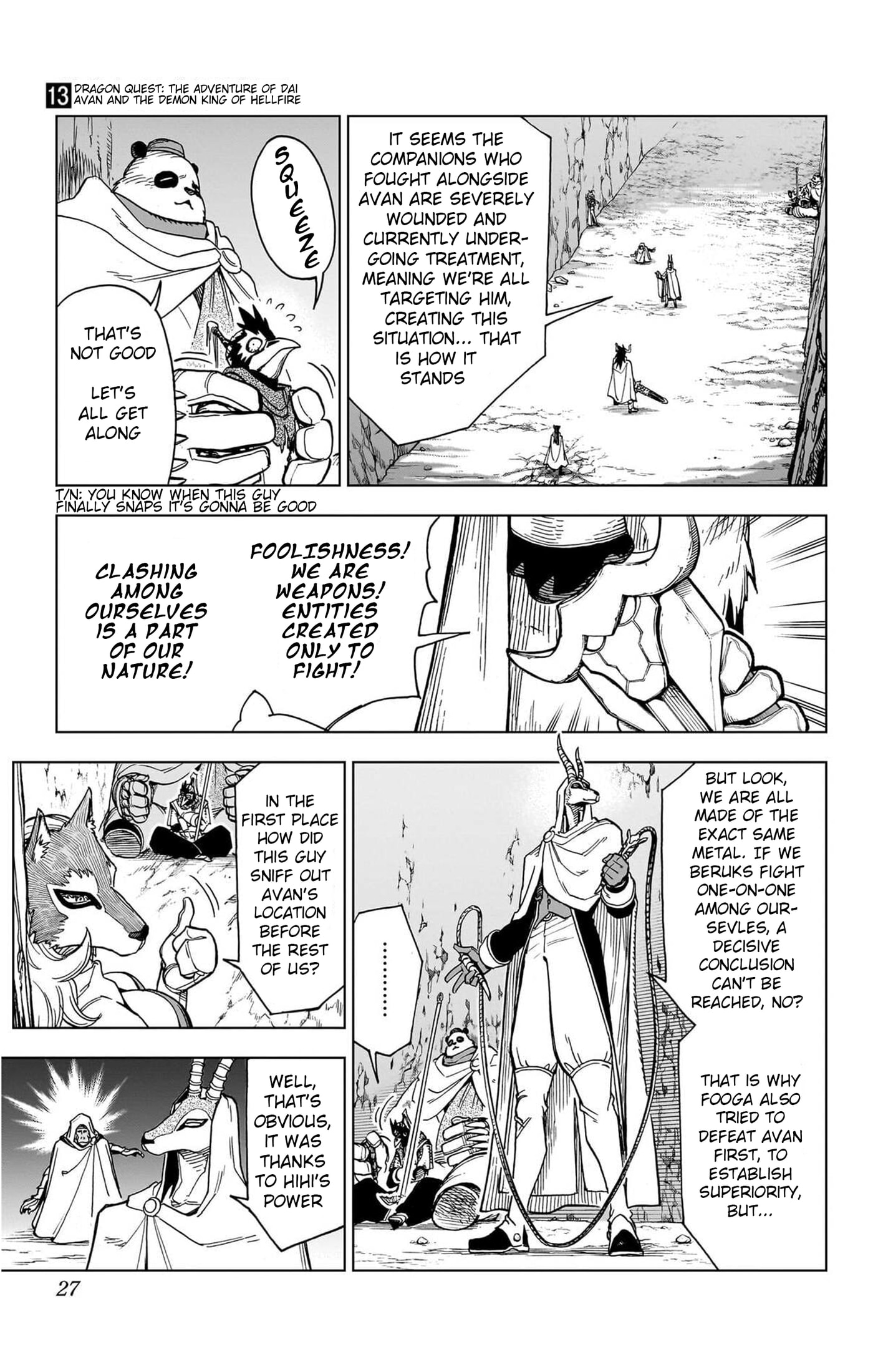 Dragon Quest: The Great Adventure of Dai - Avan the Brave and the Demon King of Hellfire Chapter 49 page 26 - 