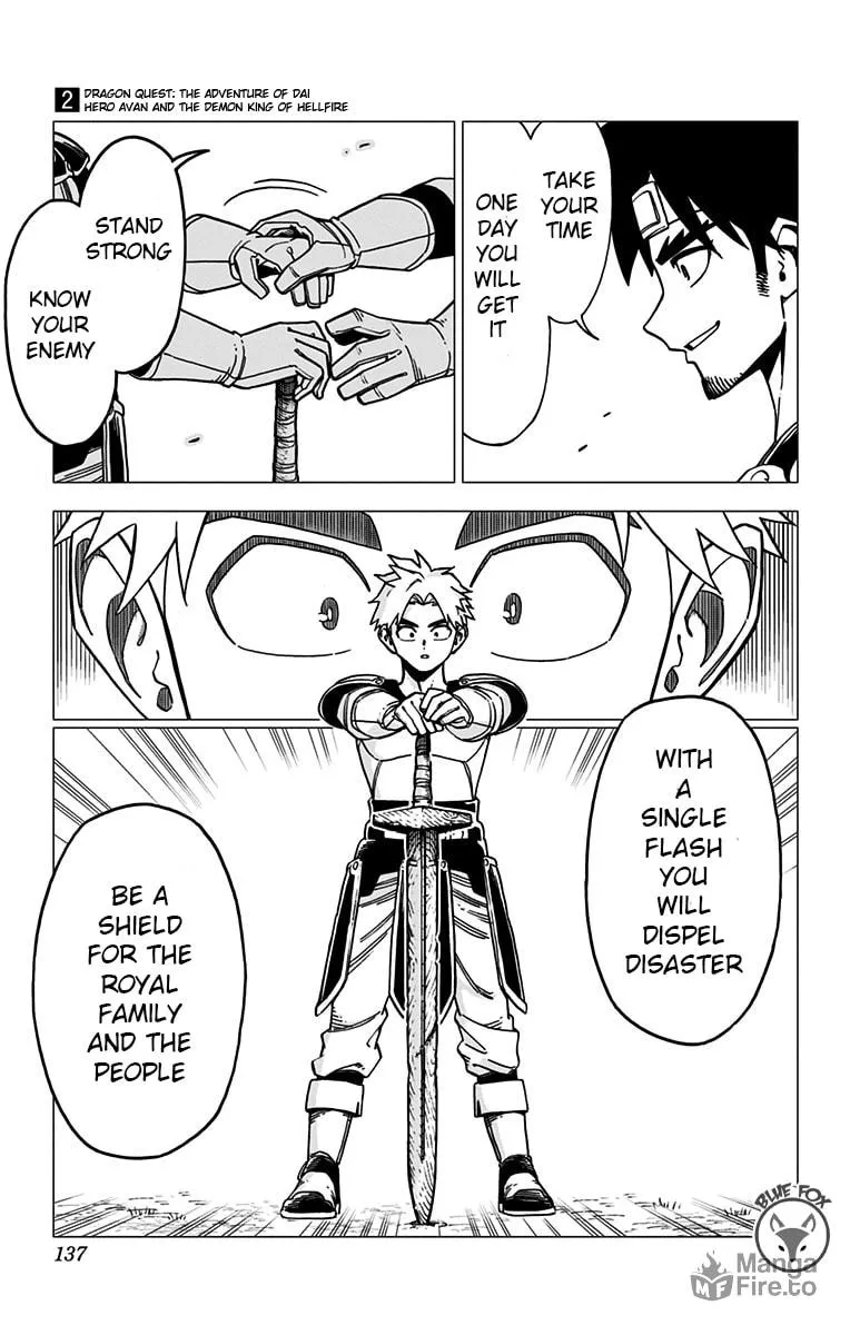 Dragon Quest: The Great Adventure of Dai - Avan the Brave and the Demon King of Hellfire Chapter 7 page 35 - 