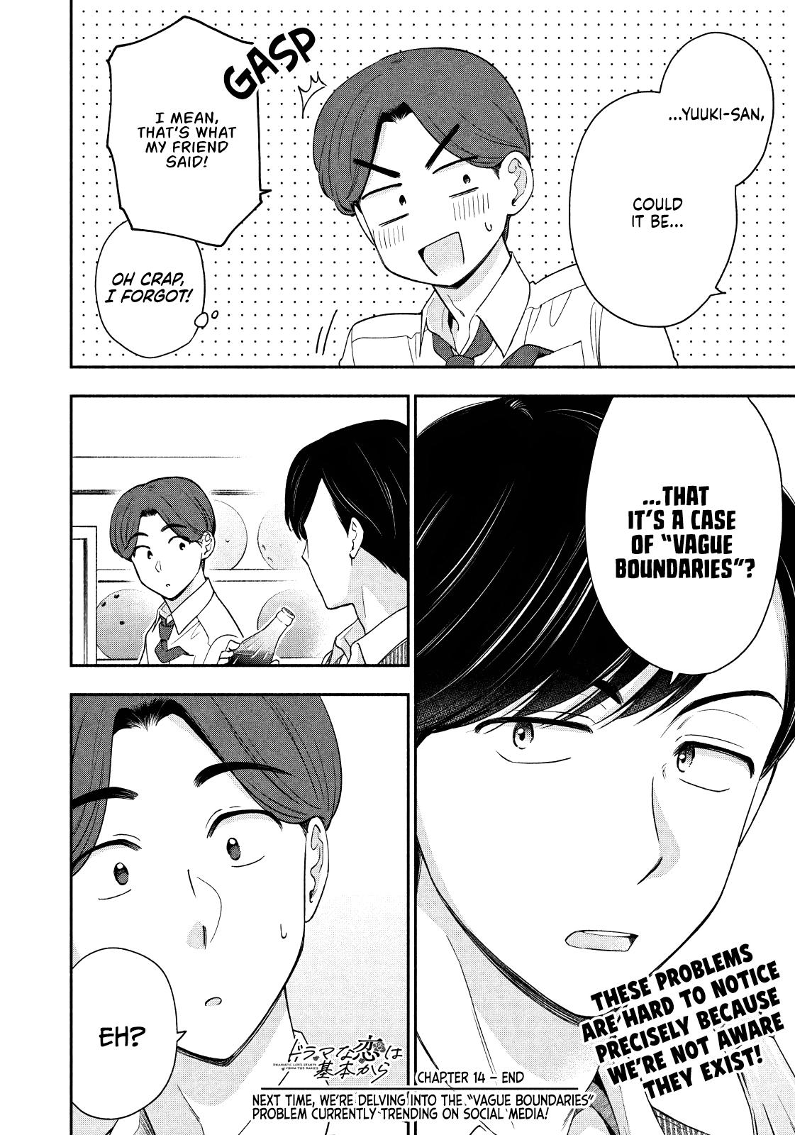 Drama na Koi wa Kihon kara Chapter 14 page 16 - 