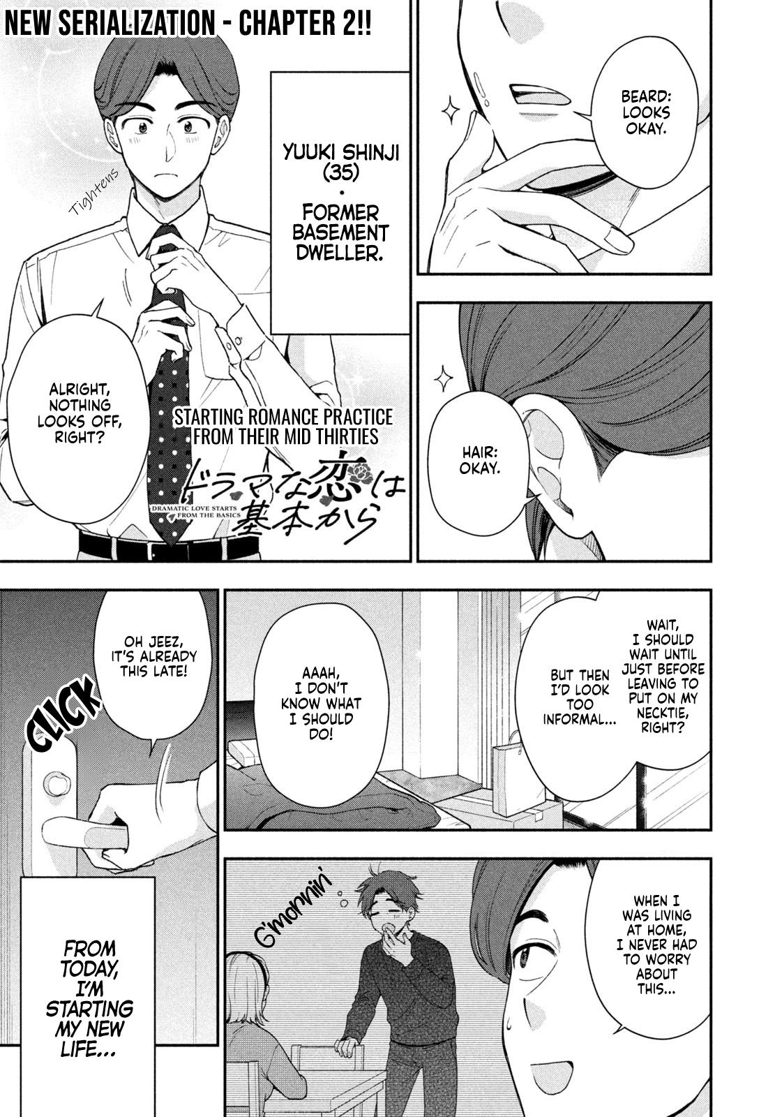 Drama na Koi wa Kihon kara Chapter 2 page 1 - 