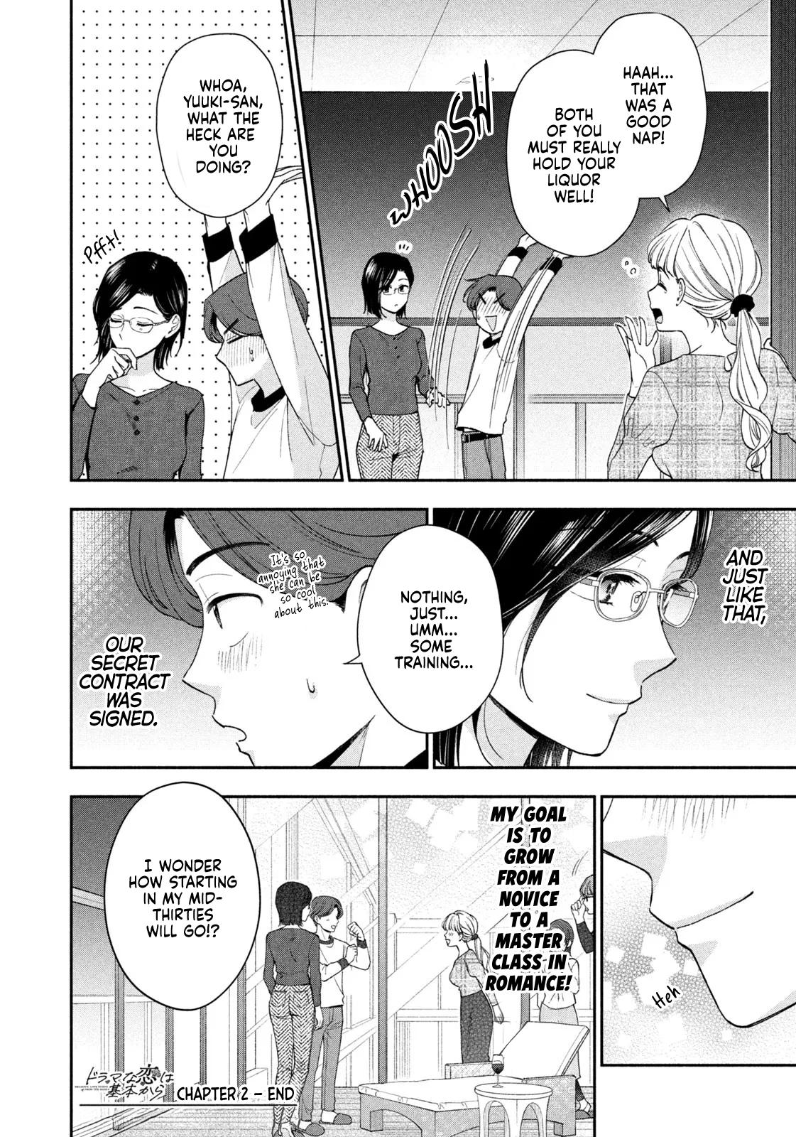 Drama na Koi wa Kihon kara Chapter 2 page 24 - 