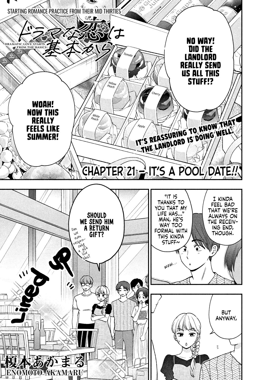 Drama na Koi wa Kihon kara Chapter 21 page 1 - 