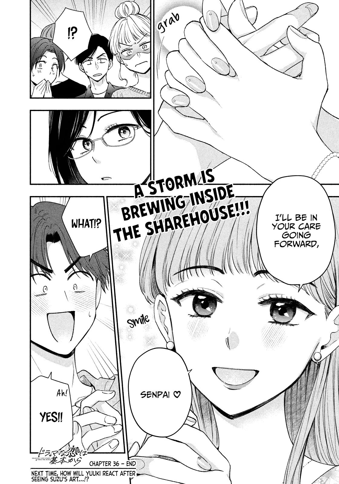 Drama na Koi wa Kihon kara Chapter 36 page 16 - 