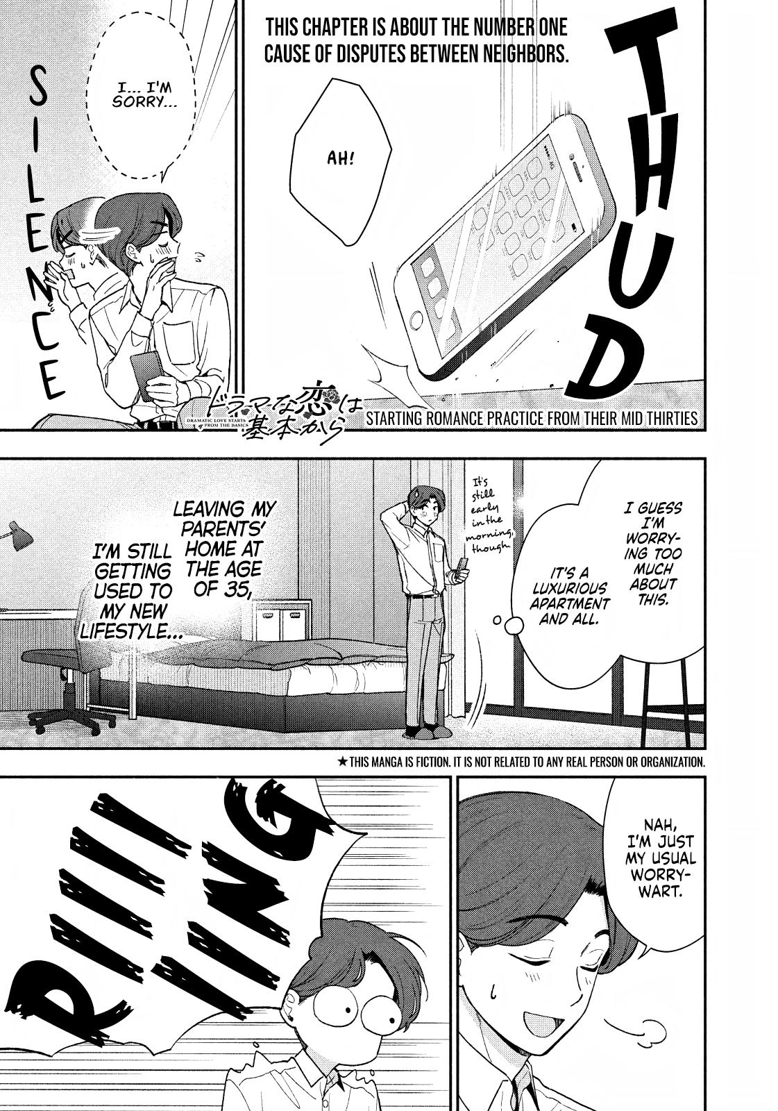 Drama na Koi wa Kihon kara Chapter 4 page 1 - 