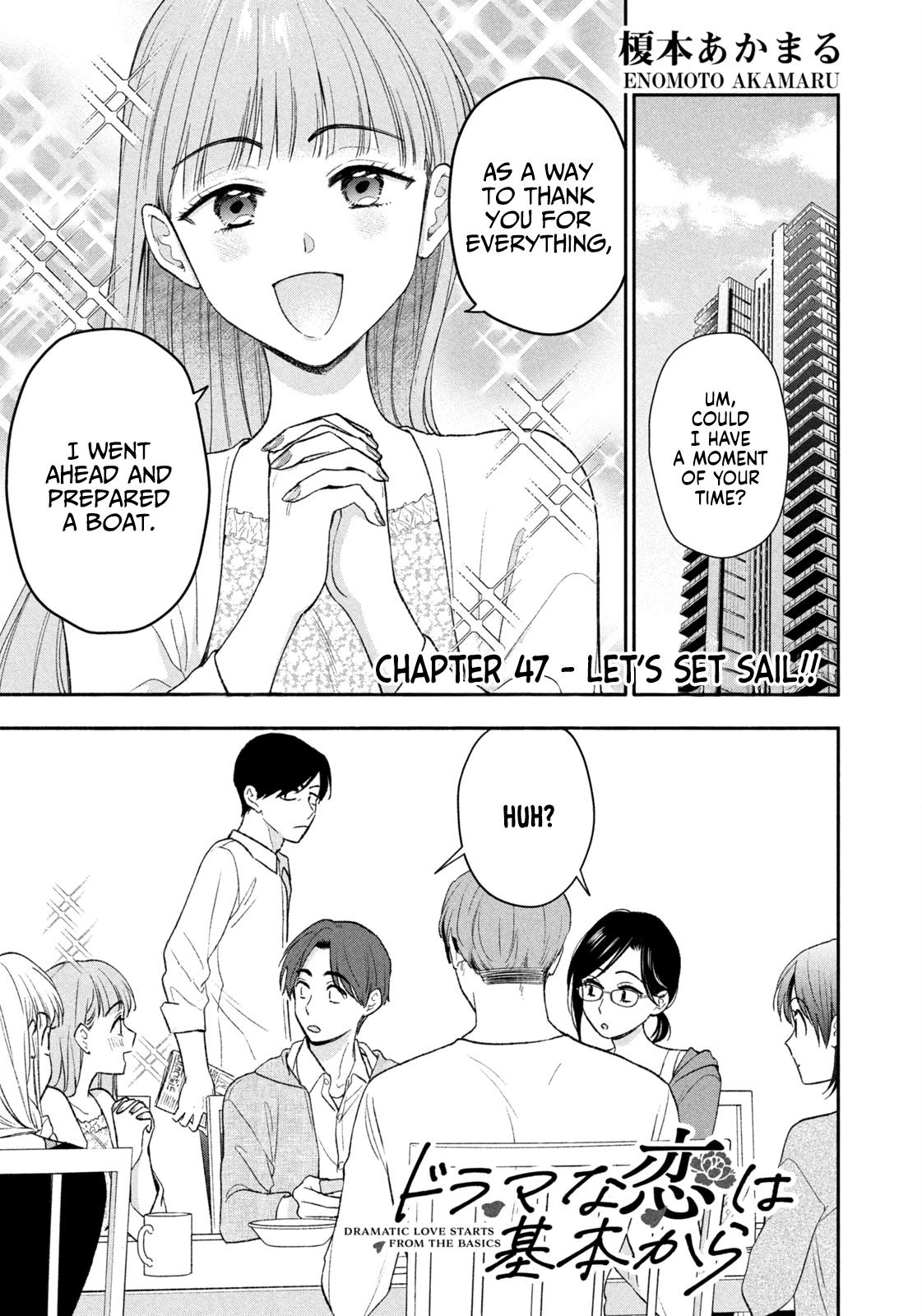 Drama na Koi wa Kihon kara Chapter 47 page 1 - 