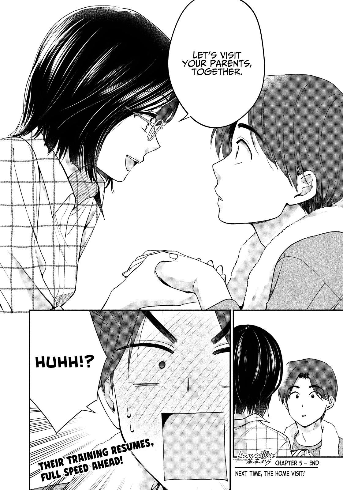 Drama na Koi wa Kihon kara Chapter 5 page 17 - 