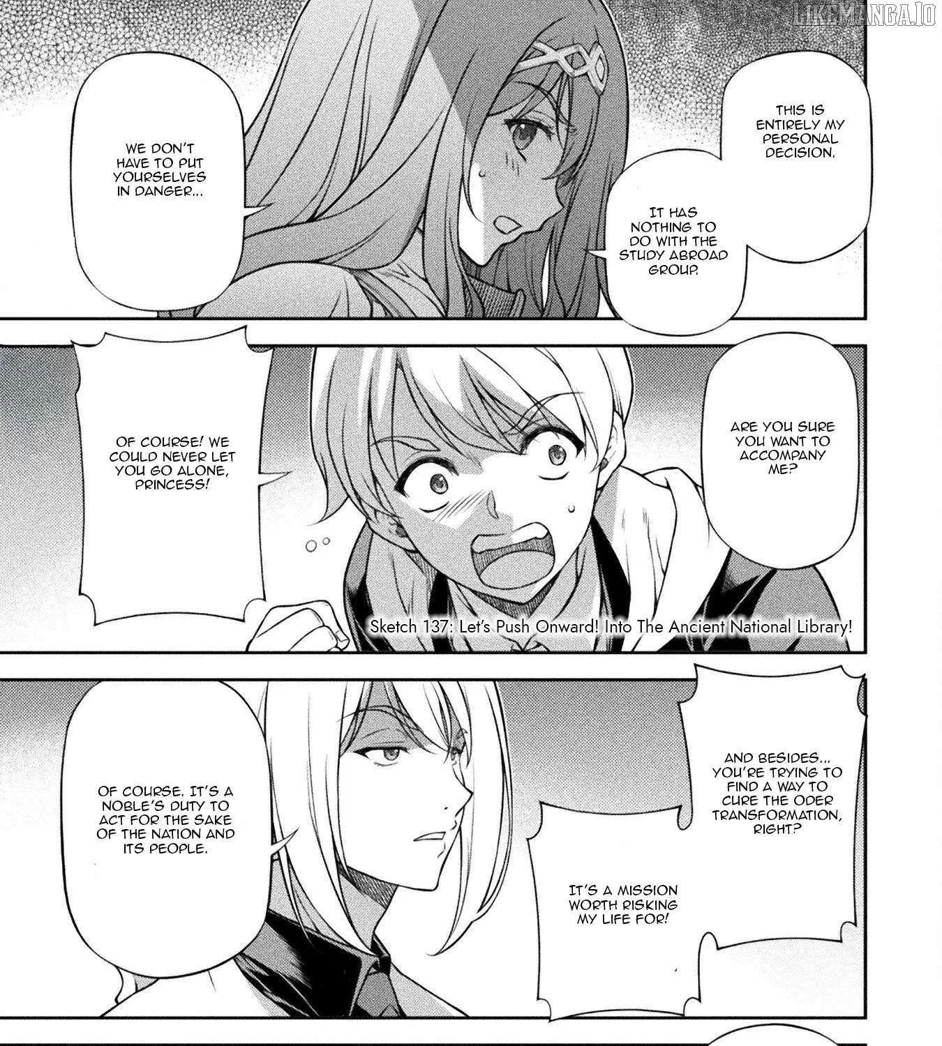 Drawing: Saikyouka wa Oekaki Skill de Isekai Musou Suru! Chapter 137 page 1 - 