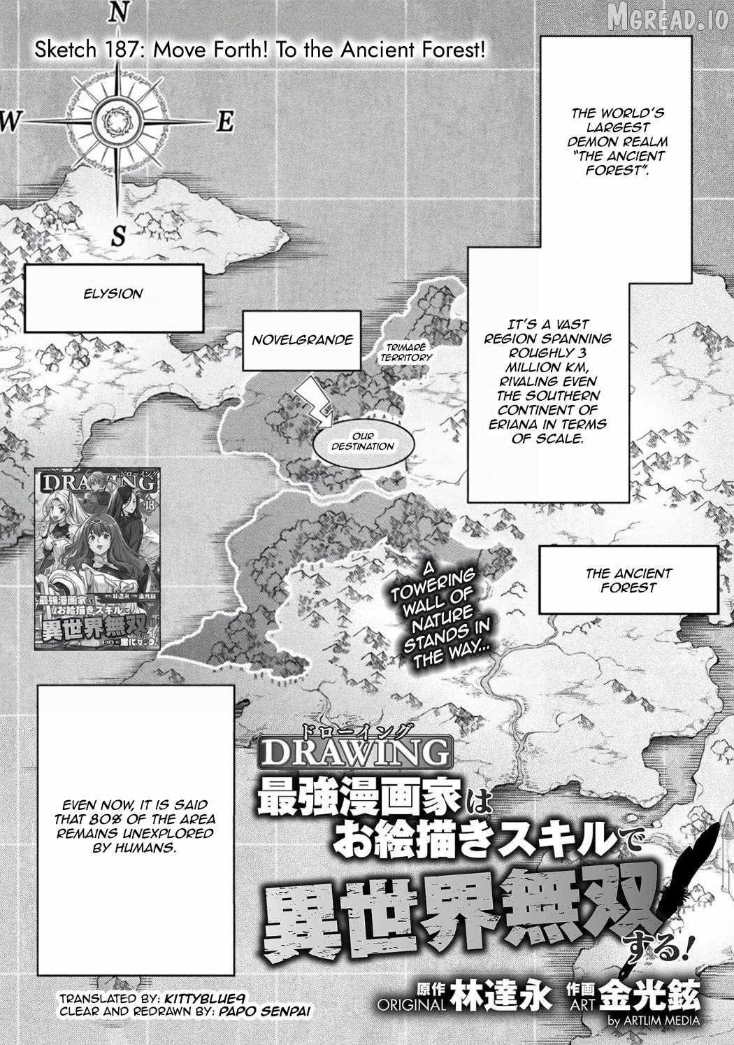 Drawing: Saikyouka wa Oekaki Skill de Isekai Musou Suru! Chapter 187 page 1 - 