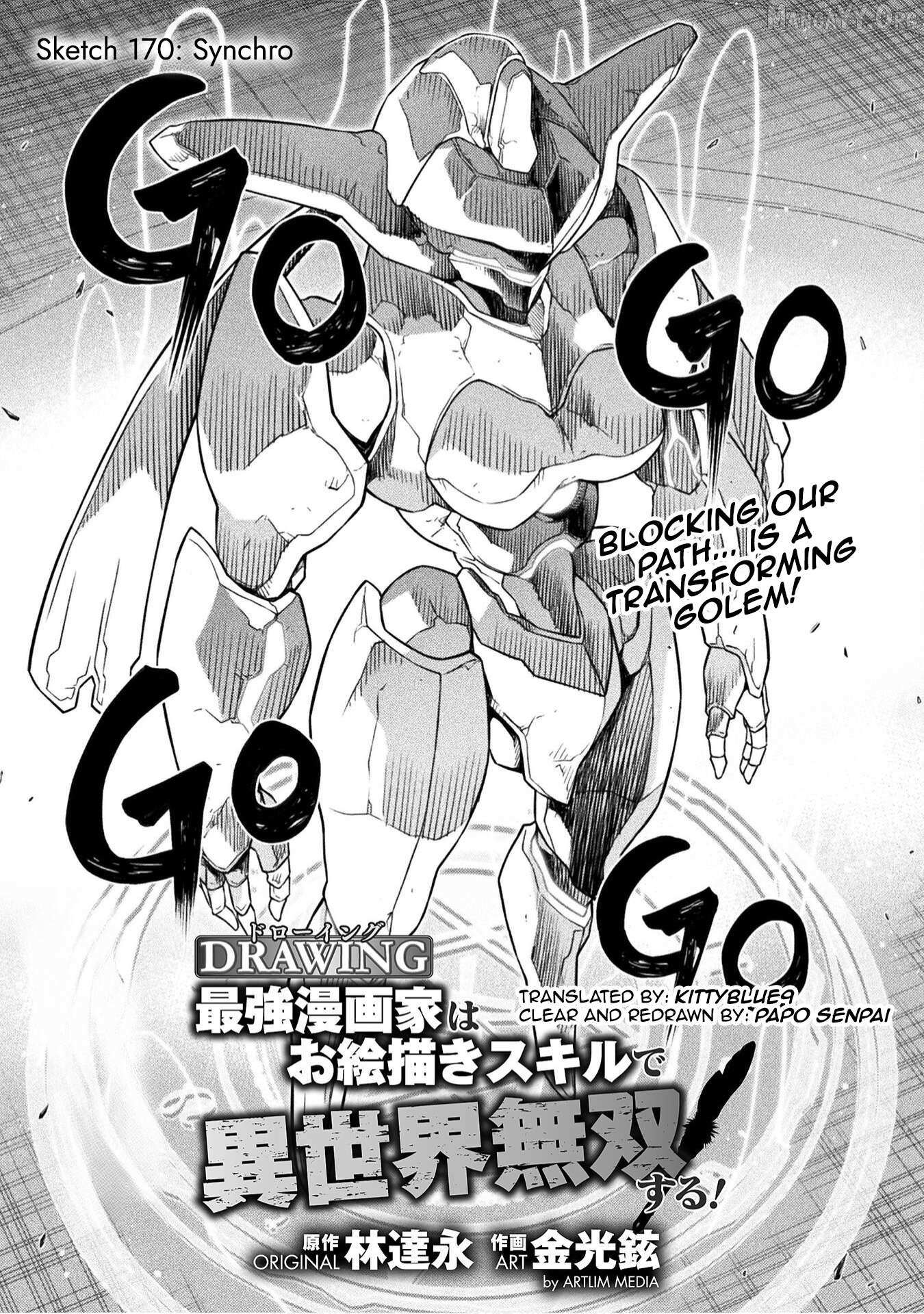Drawing: The Greatest Mangaka Becomes A Skilled “Martial Artist” In Another World Chapter 170 page 1 - 