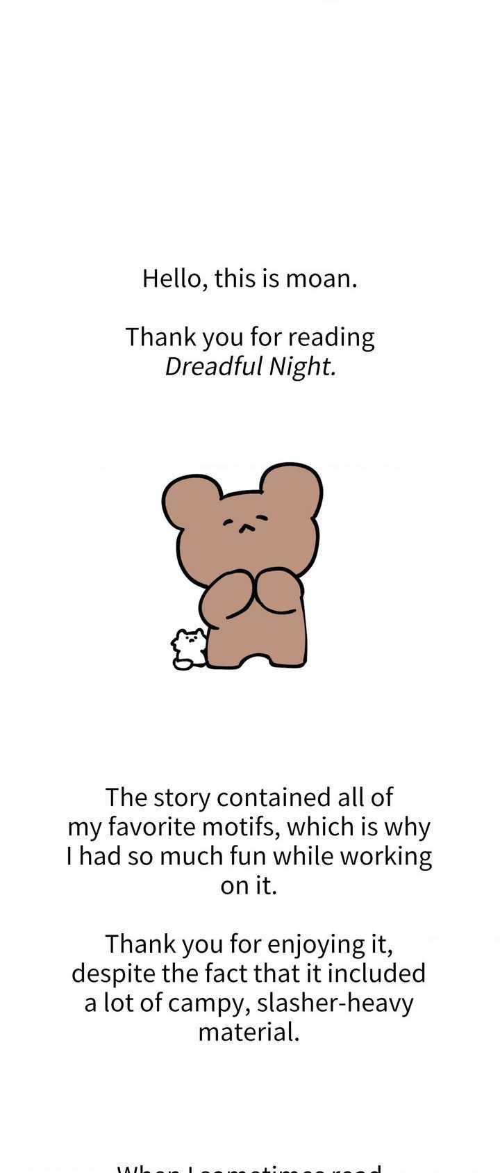Dreadful Night Chapter 80.5 page 1 - 