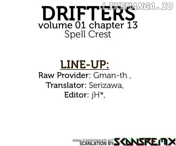 Drifters  Manga Chapter 13 page 1 - 