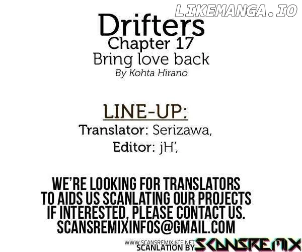 Drifters  Manga Chapter 17 page 1 - 