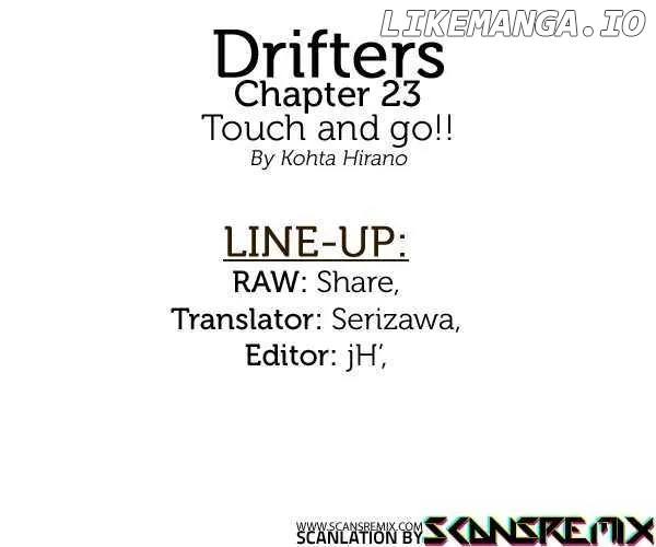 Drifters  Manga Chapter 23 page 1 - 