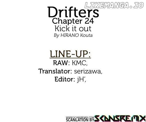 Drifters  Manga Chapter 24 page 1 - 