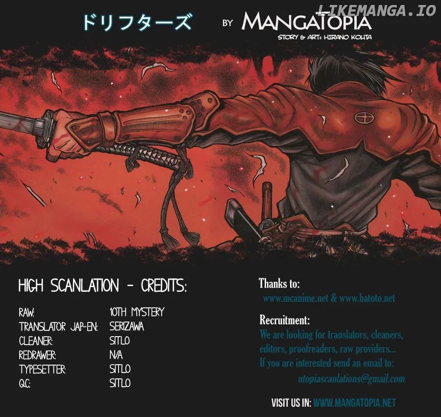 Drifters  Manga Chapter 33 page 1 - 