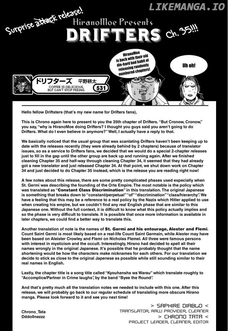 Drifters  Manga Chapter 35 page 20 - 