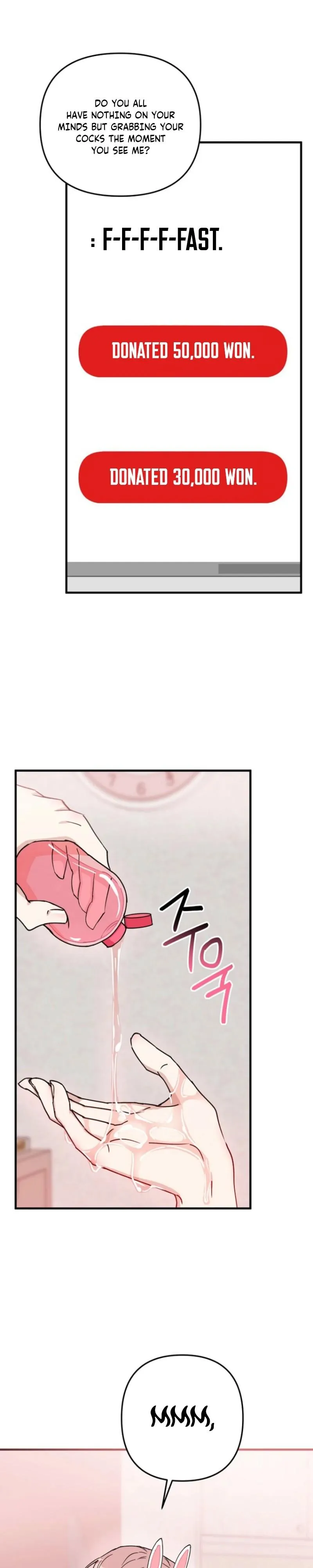Drinking Every Last Drop of BJ Bunny Peach Juice Chapter 1 page 19 - 