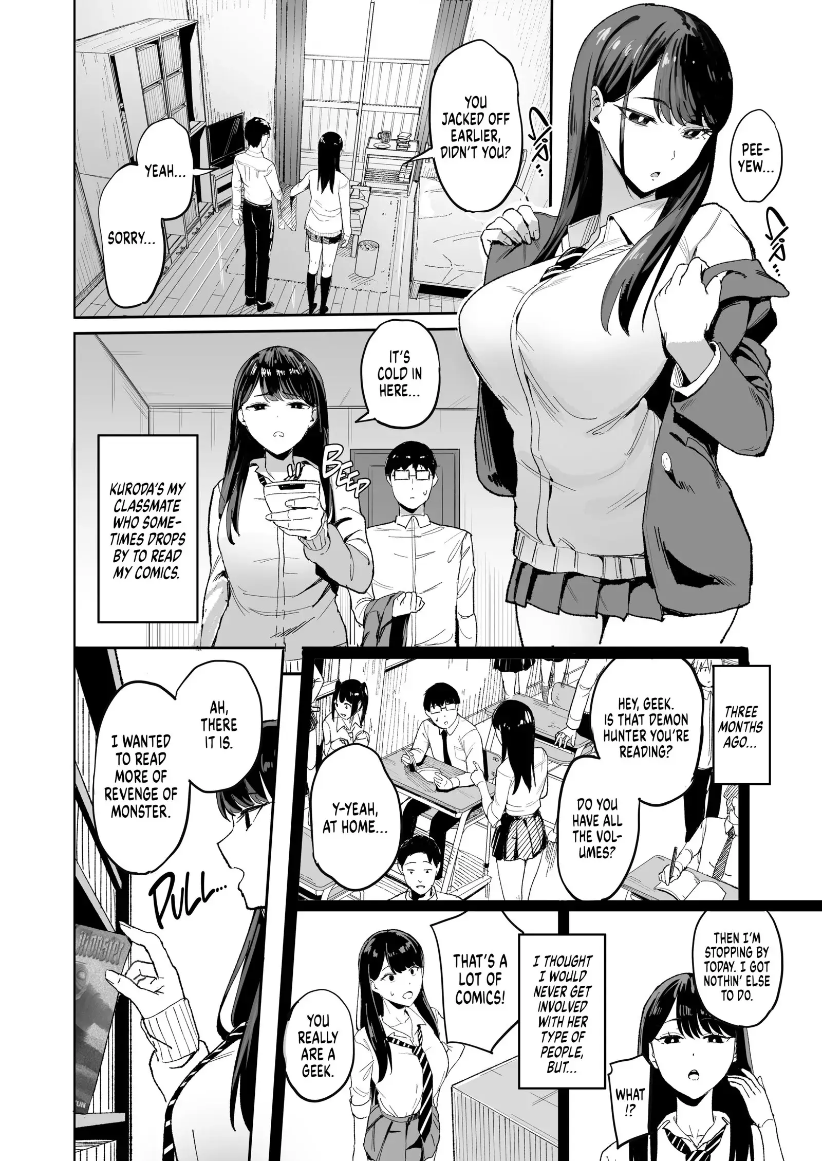 Drop-in Gyaru Lets Me Use Her Pussy Chapter 1 page 3 - 