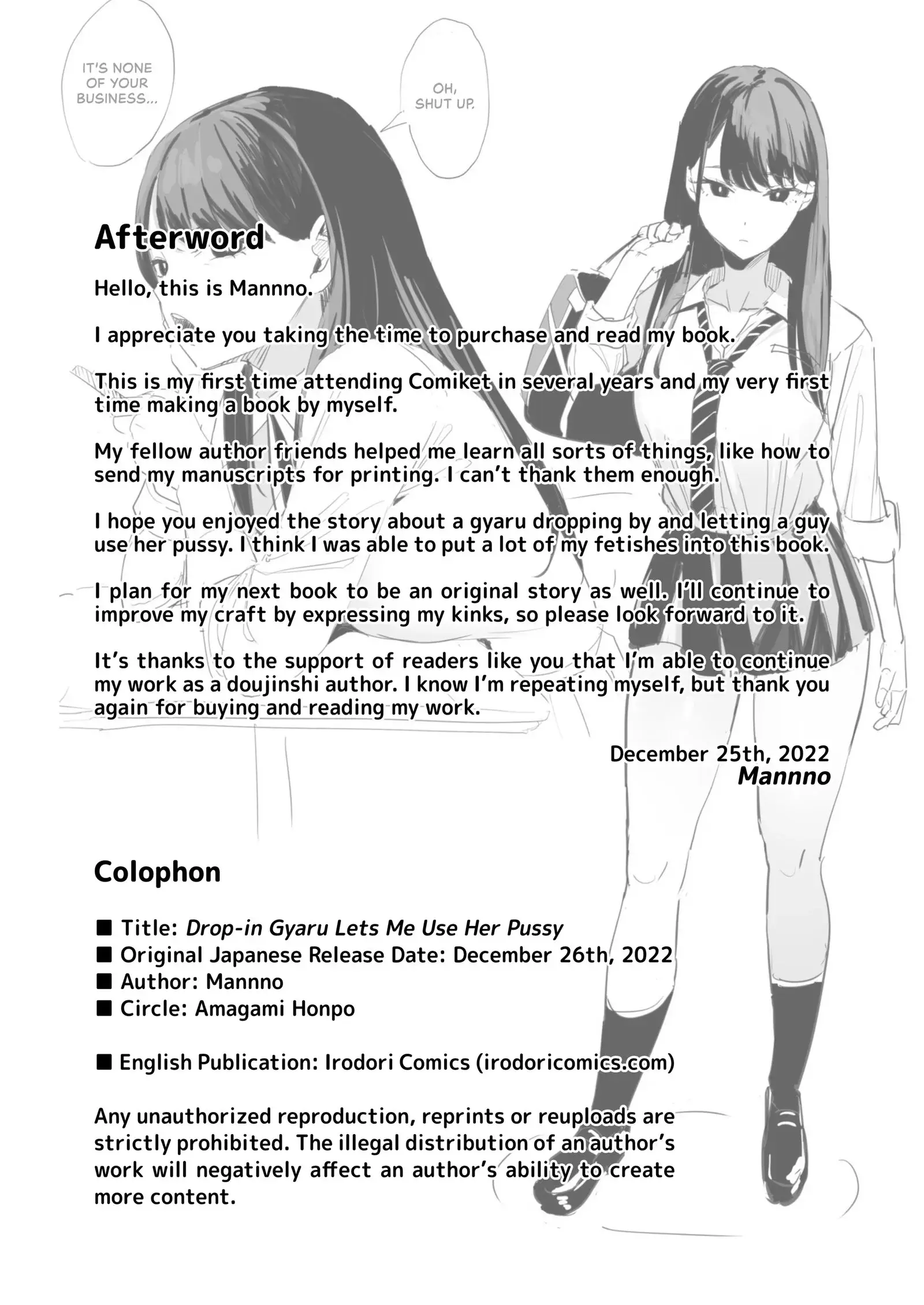 Drop-in Gyaru Lets Me Use Her Pussy Chapter 1 page 27 - 