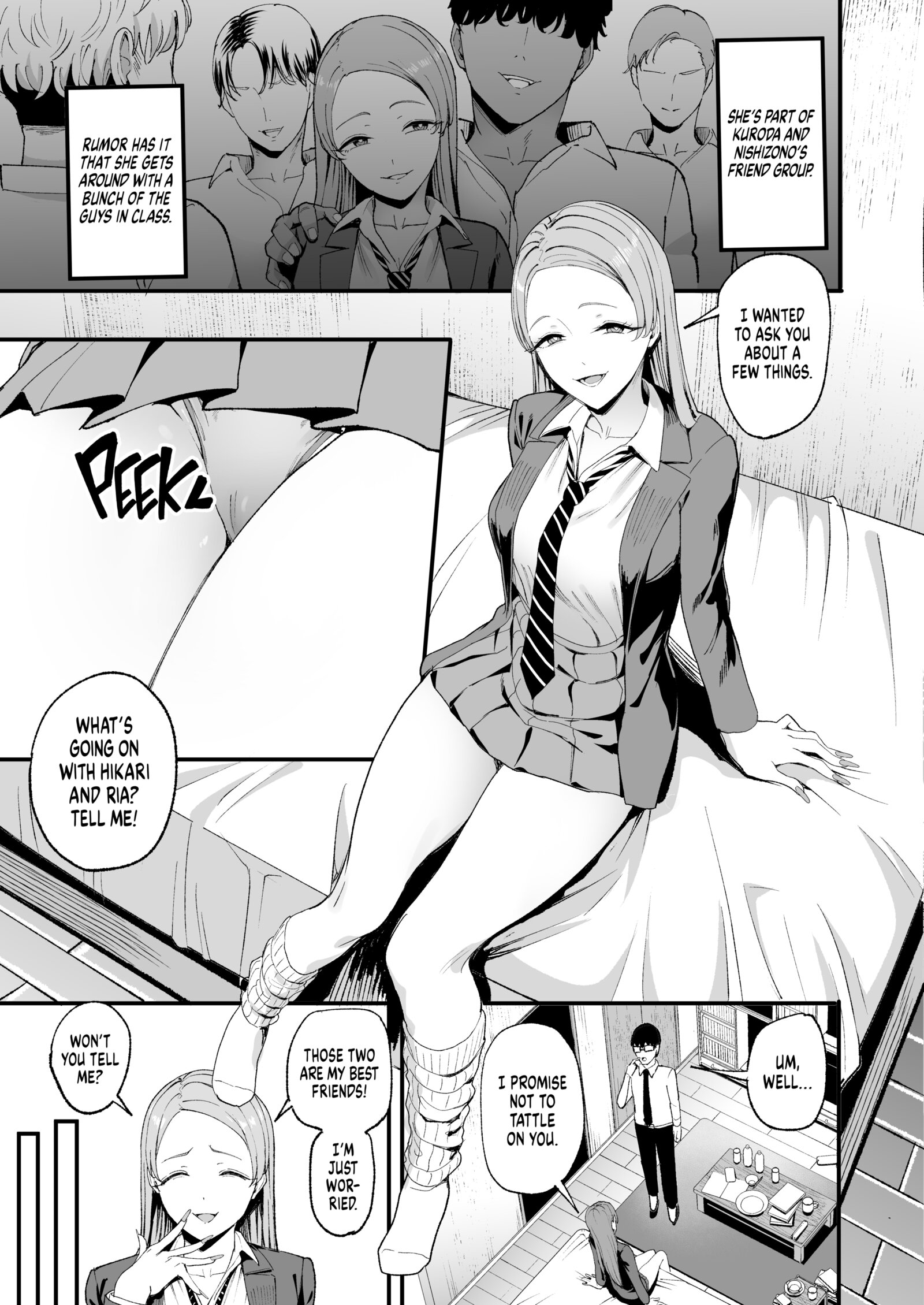 Drop-in Gyaru Lets Me Use Her Pussy Chapter 4 page 10 - 